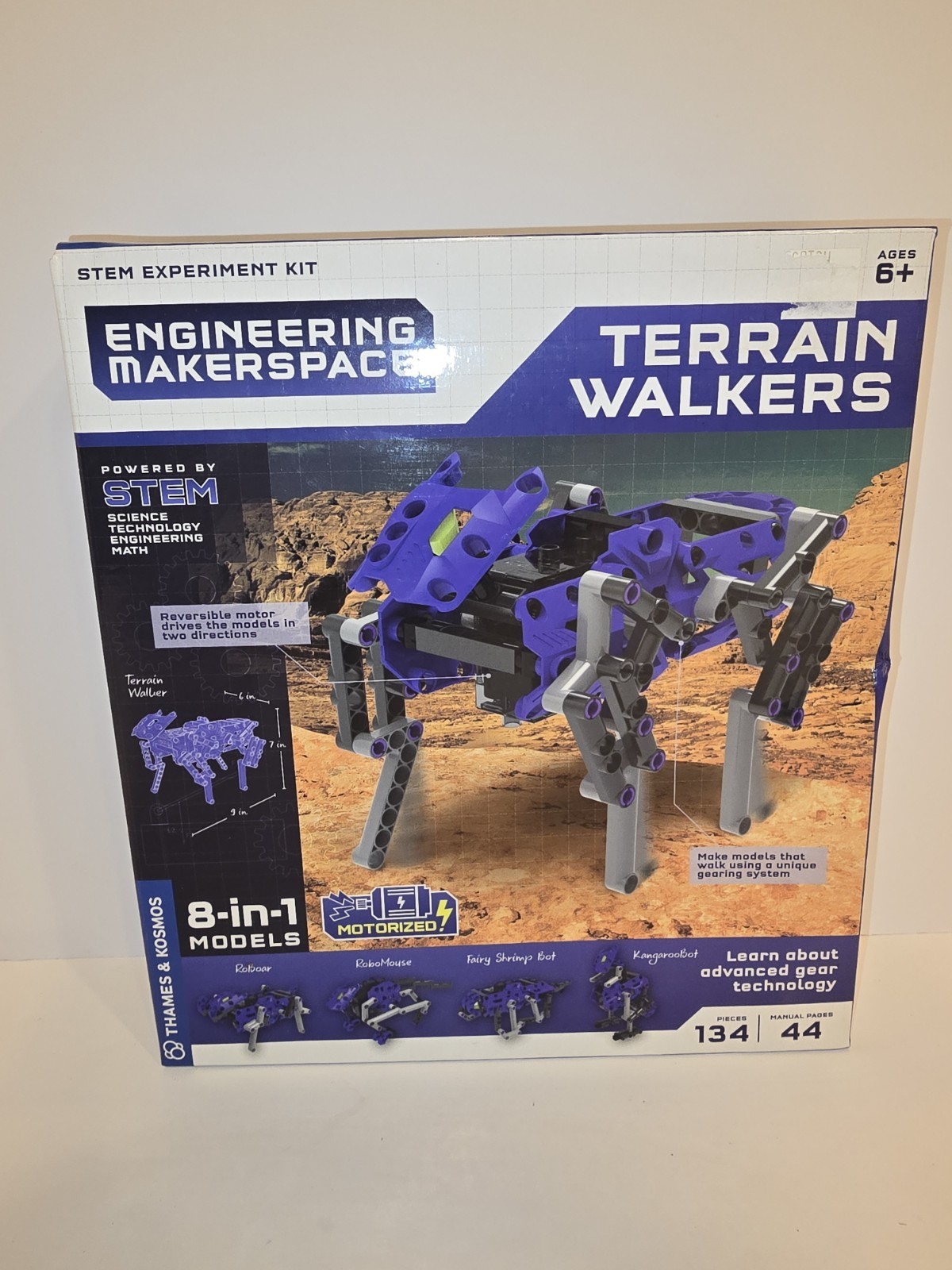 Thames & Kosmos Engineering Makerspace Terrain Walkers STEM Experiment Kit Model