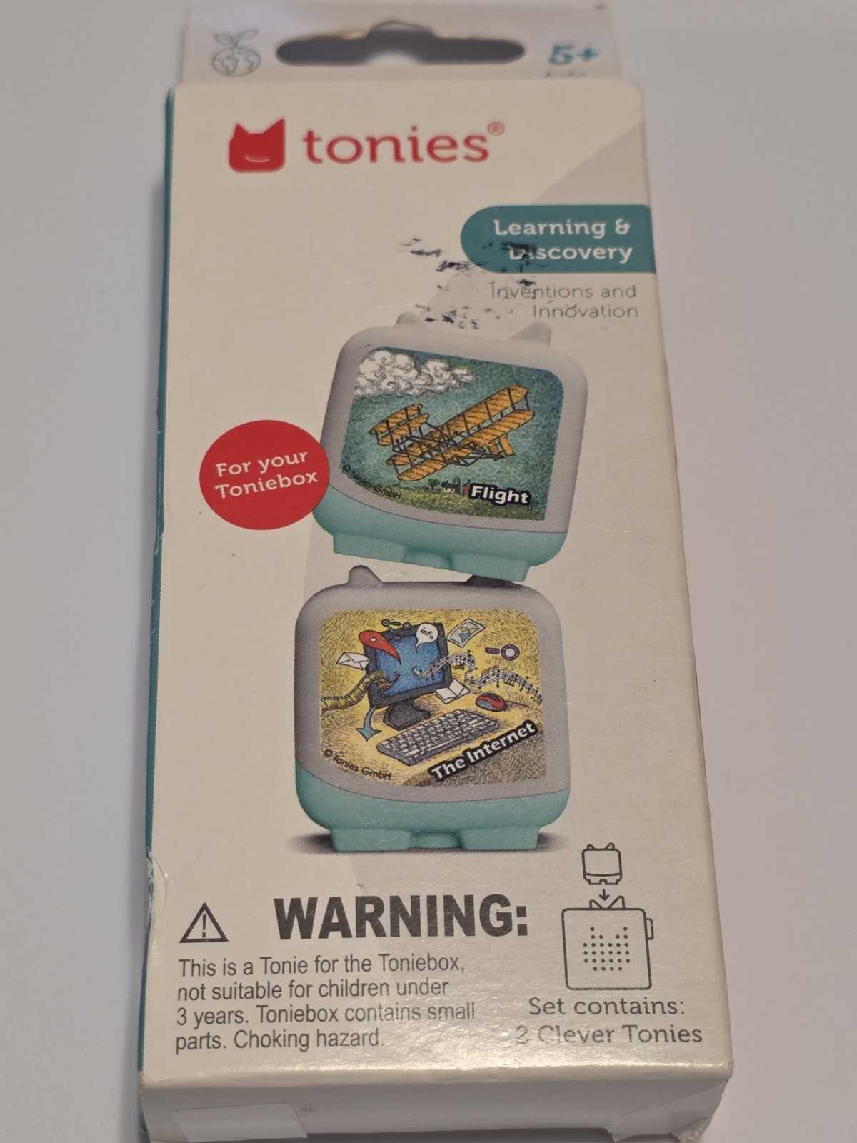 Tonies Learning & Discovery – Flight and Internet Audio 2 pack NEW Free Shipping