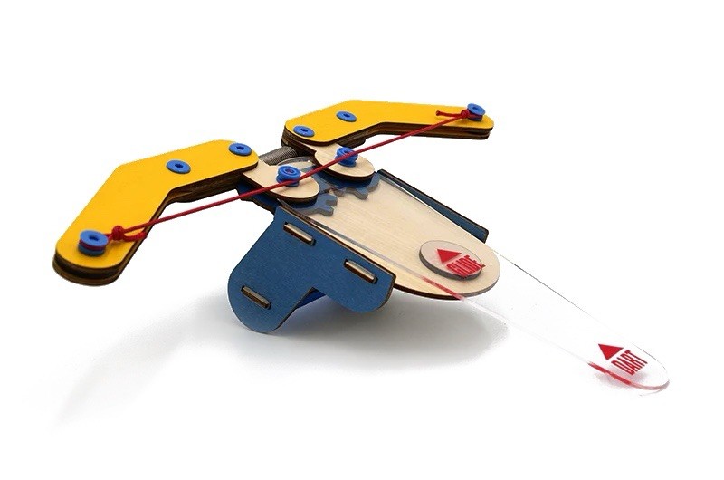 Pre-built – CrunchLabs Airplane Launcher Box 11 – READ DESCRIPTION