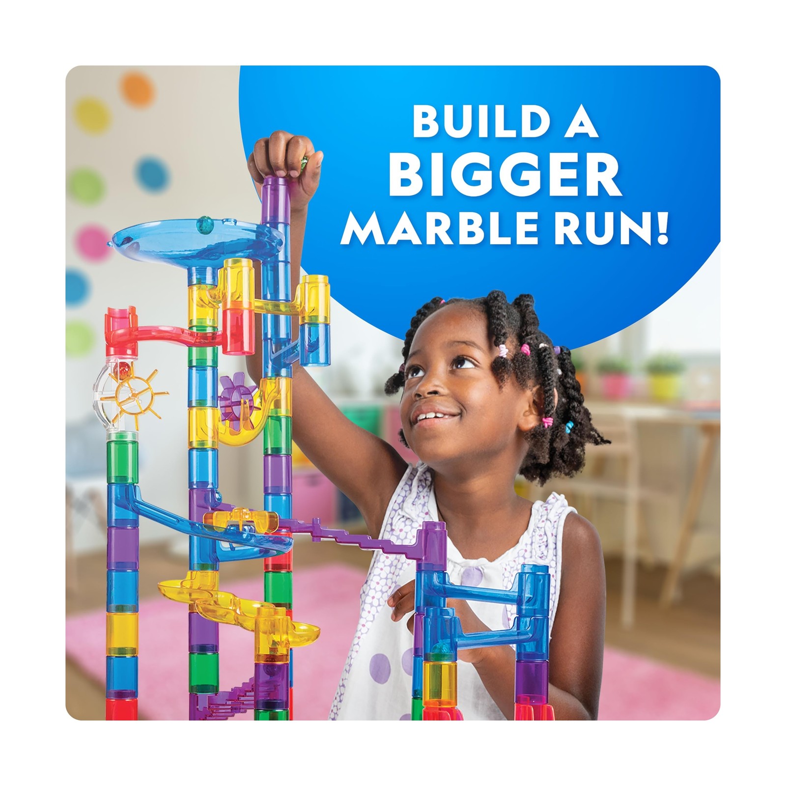 NATIONAL GEOGRAPHIC Glowing Marble Run Expansion Pack – 5 Glow … FAST USA SHIP