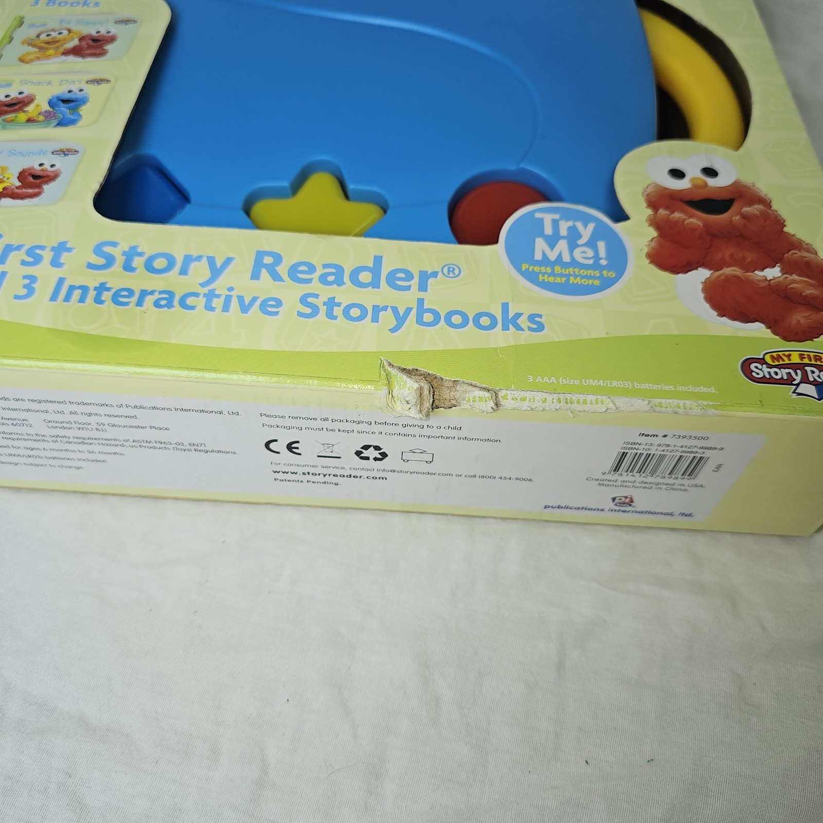 Sesame Street Beginnings My First Story Reader & 3 Interactive Storybooks 2005