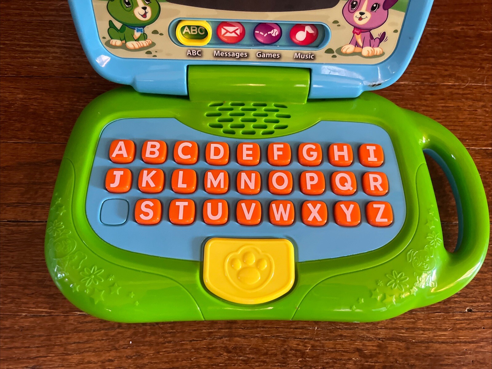 Leapfrog 2-in-1 LeapTop Touch Screen Laptop And Tablet Educational Toy Works!