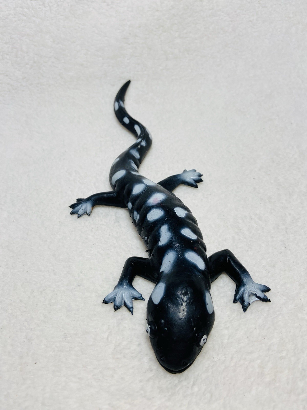 10” 1993 K & M Wild Republic Tiger Salamander Soft Rubber Toy