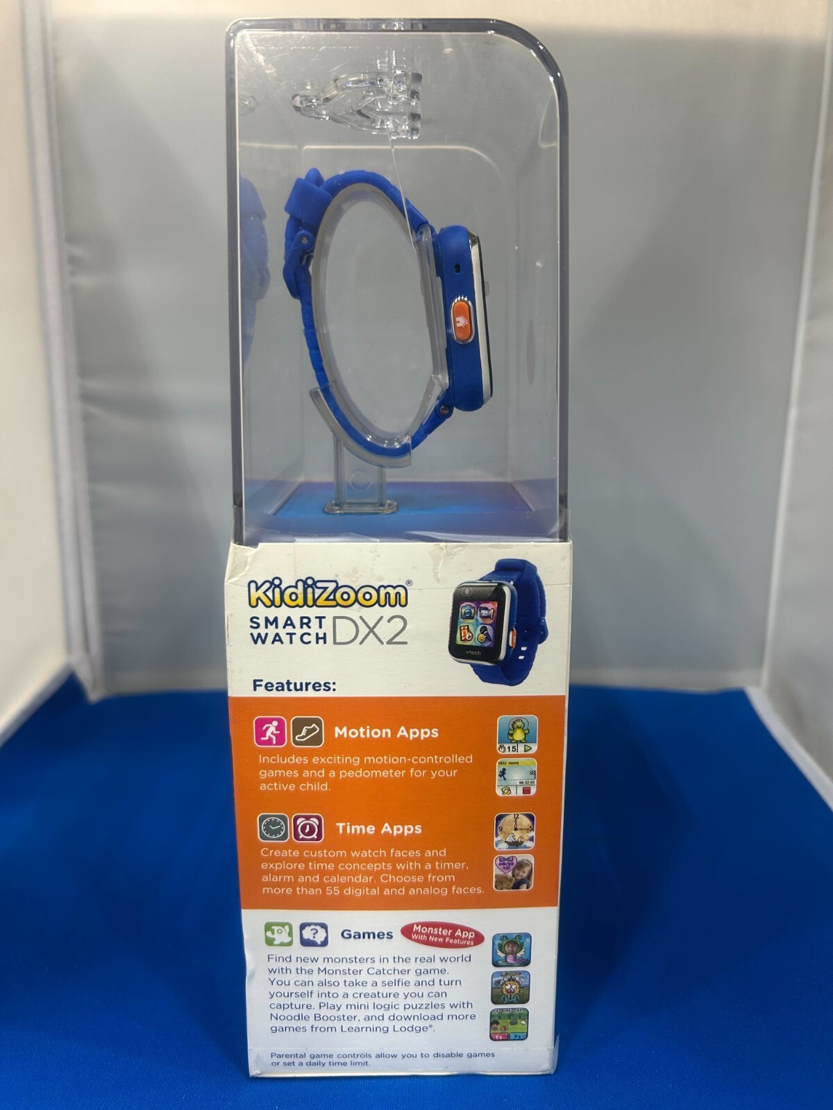 VTech 80-193808 Kidizoom Smartwatch DX2 Smart Watch – Blue open box