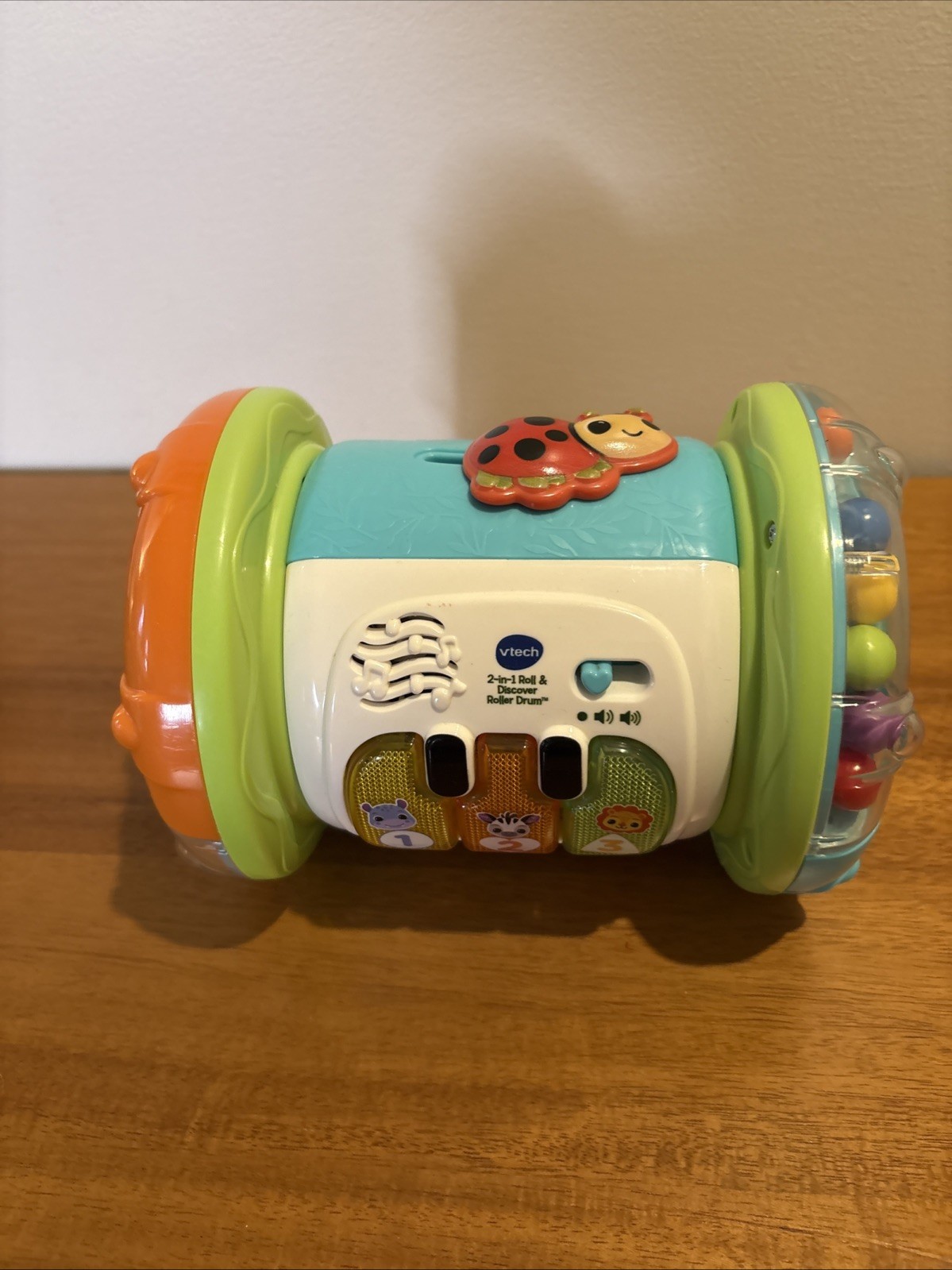 VTech 80-562600 2-in-1 Roll & Discover Roller Drum, English Version