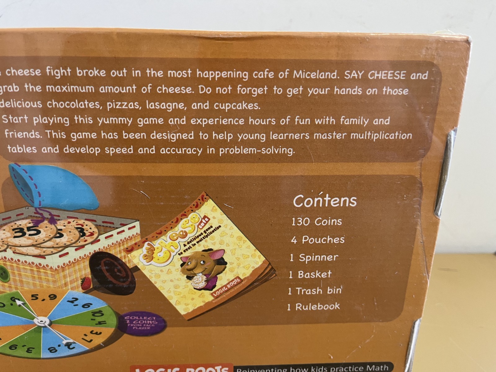 Say Cheese Cafe – Multiplication Math Game, Logic Roots, New & Sealed
