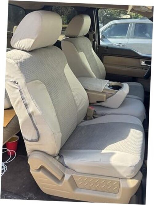 Made to fit 2009-2010 F150 XLT Exact Fit Seat Covers Front 40/20/40 Split