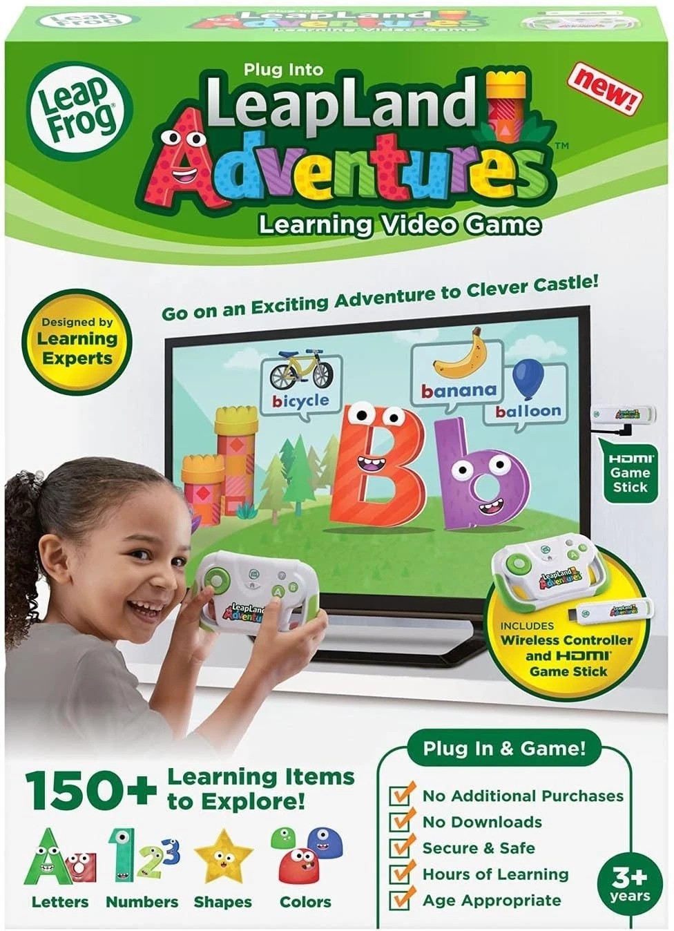LeapLand Adventures: Engage Kids 3+ with 150+ Learning Items & Wireless Play