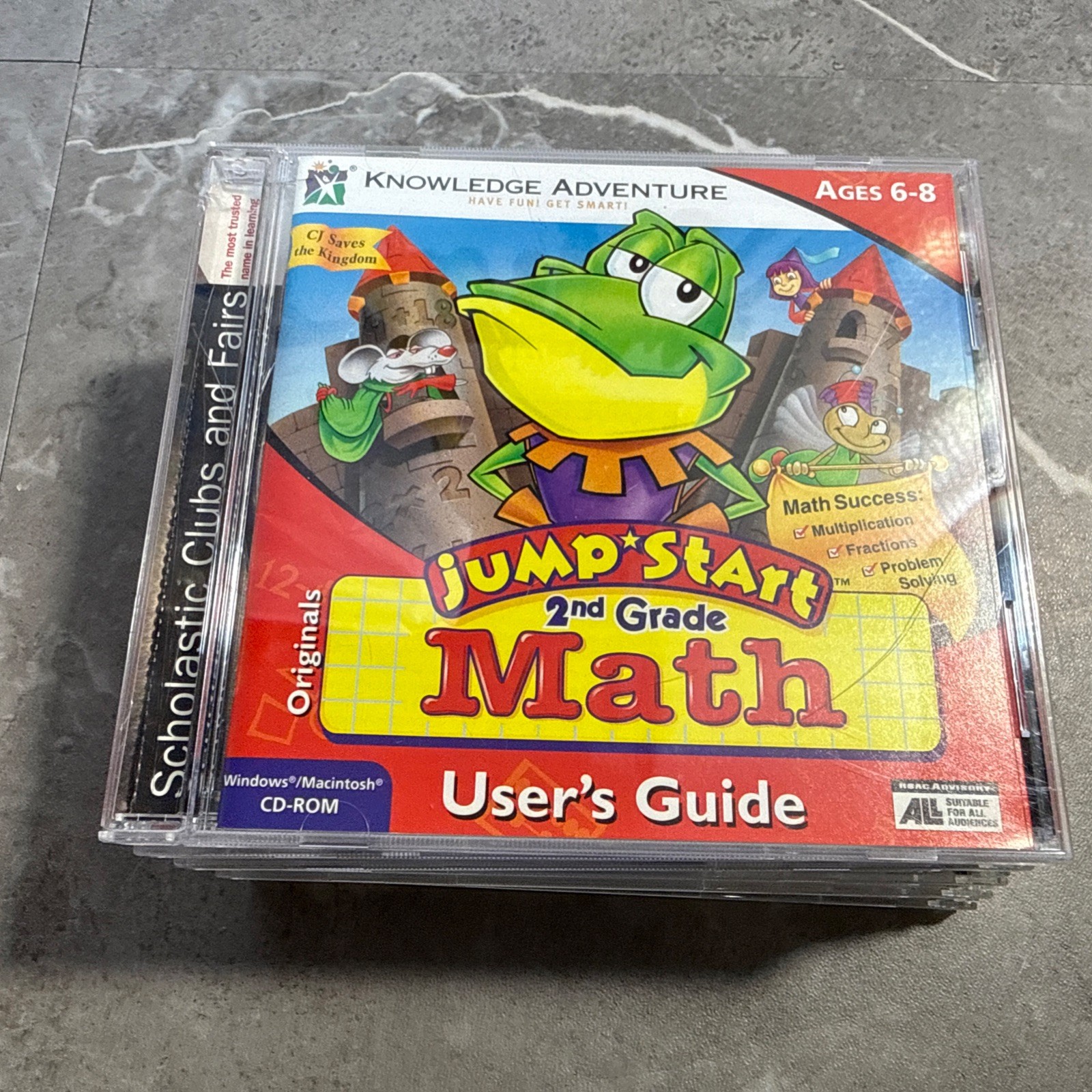 Lot Of 7 Jump Start Learning Games. Reading/Numbers 1st & 2nd Grade CD-ROM