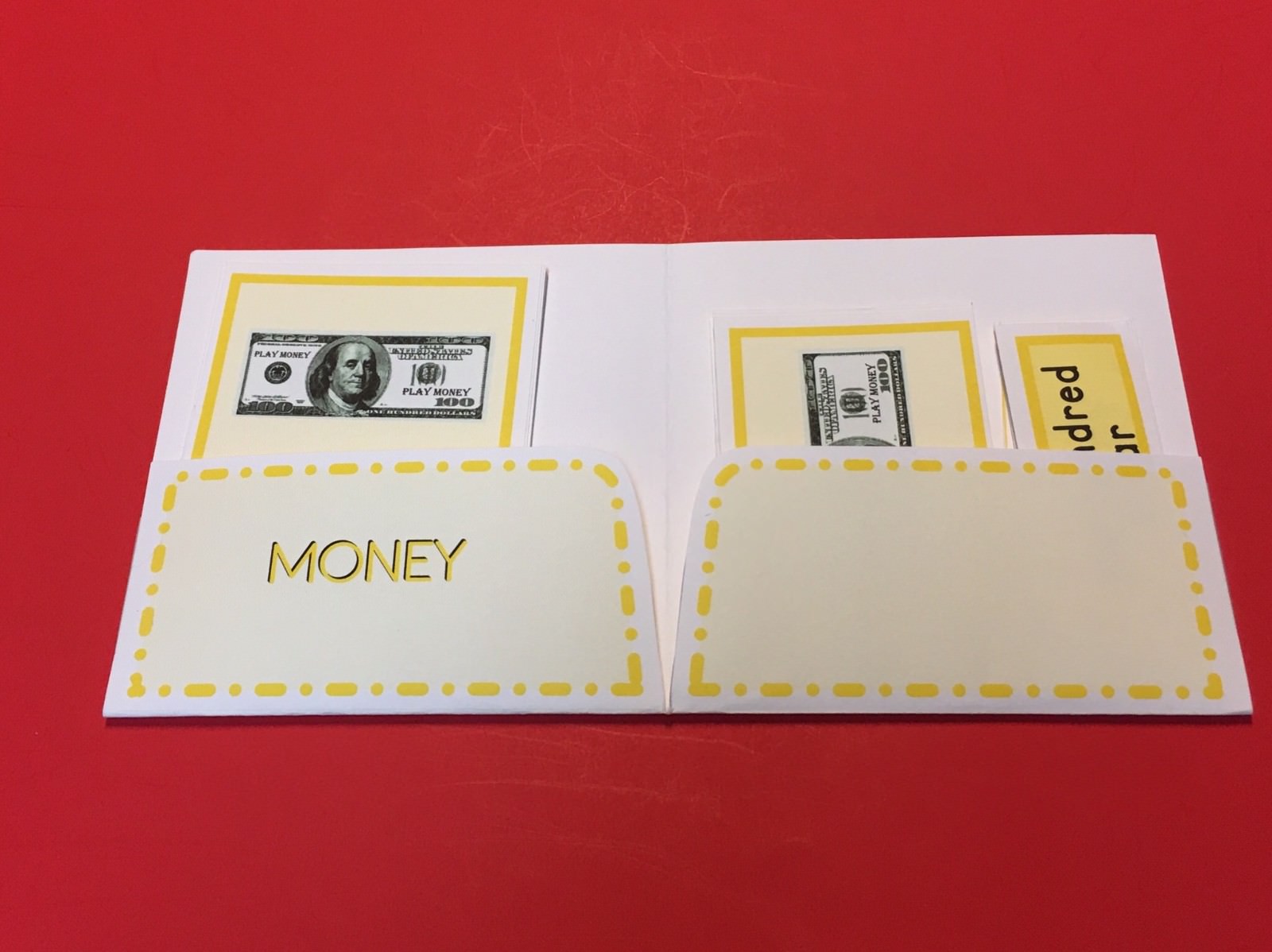 Montessori – Pre-Reading Series – Three Part Cards And Folio – Money