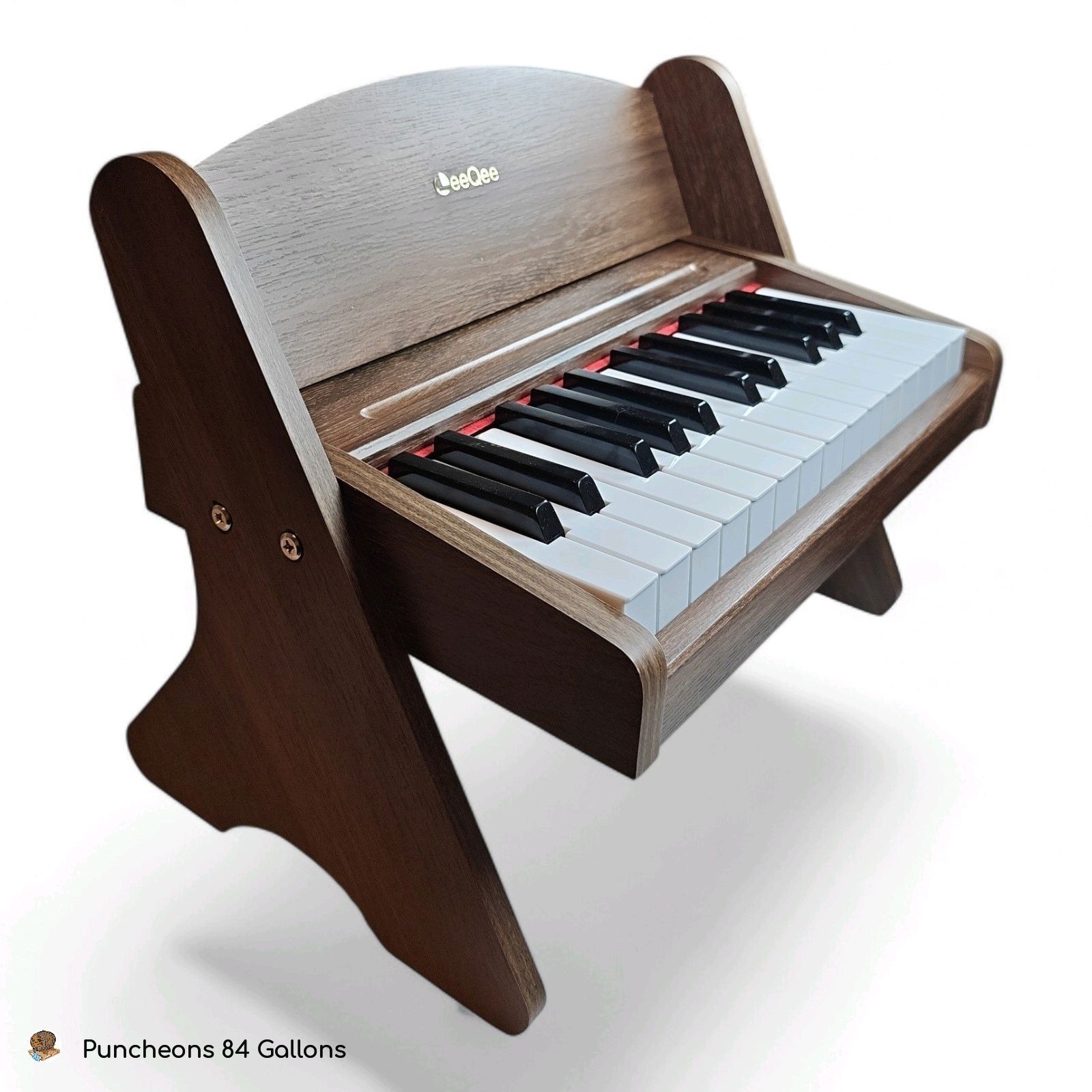 LeeQee Baby Piano Keyboard – 25 Key Mini Digital Wooden Piano for Toddlers 3+