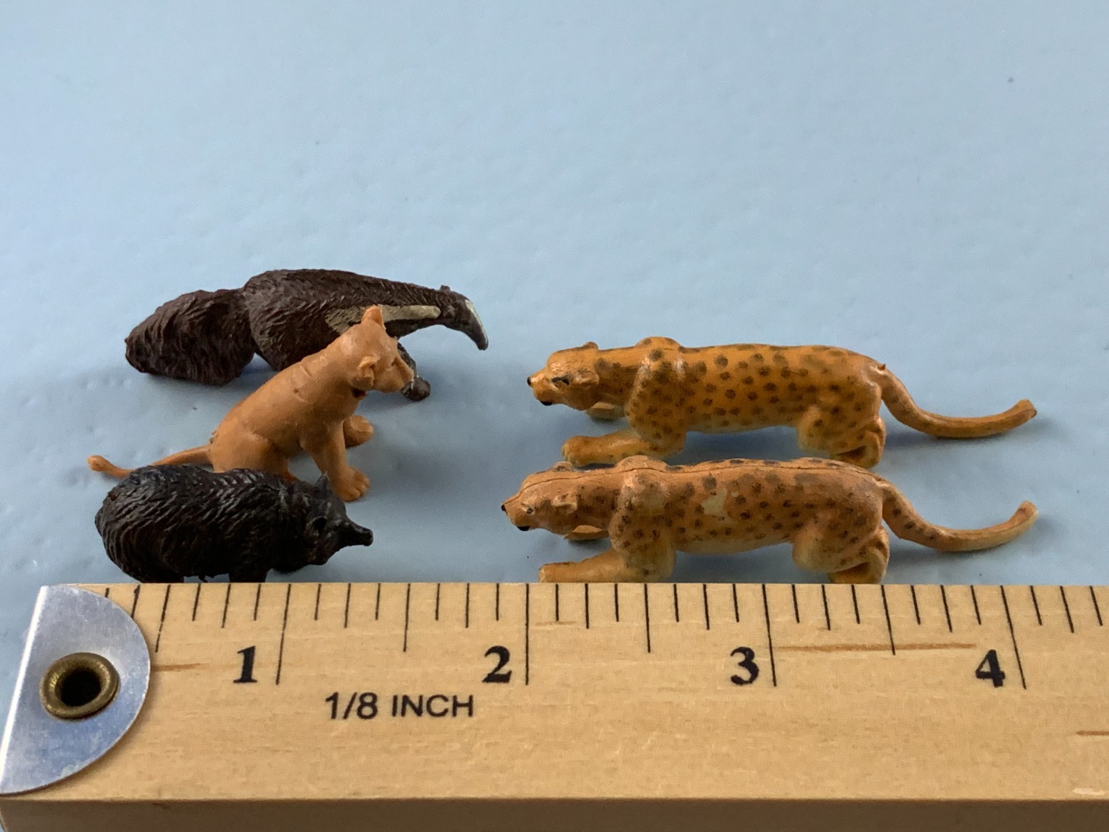 Lot of 5 Mixed Britains Vintage Miniature Plastic Wild Animal Figures England