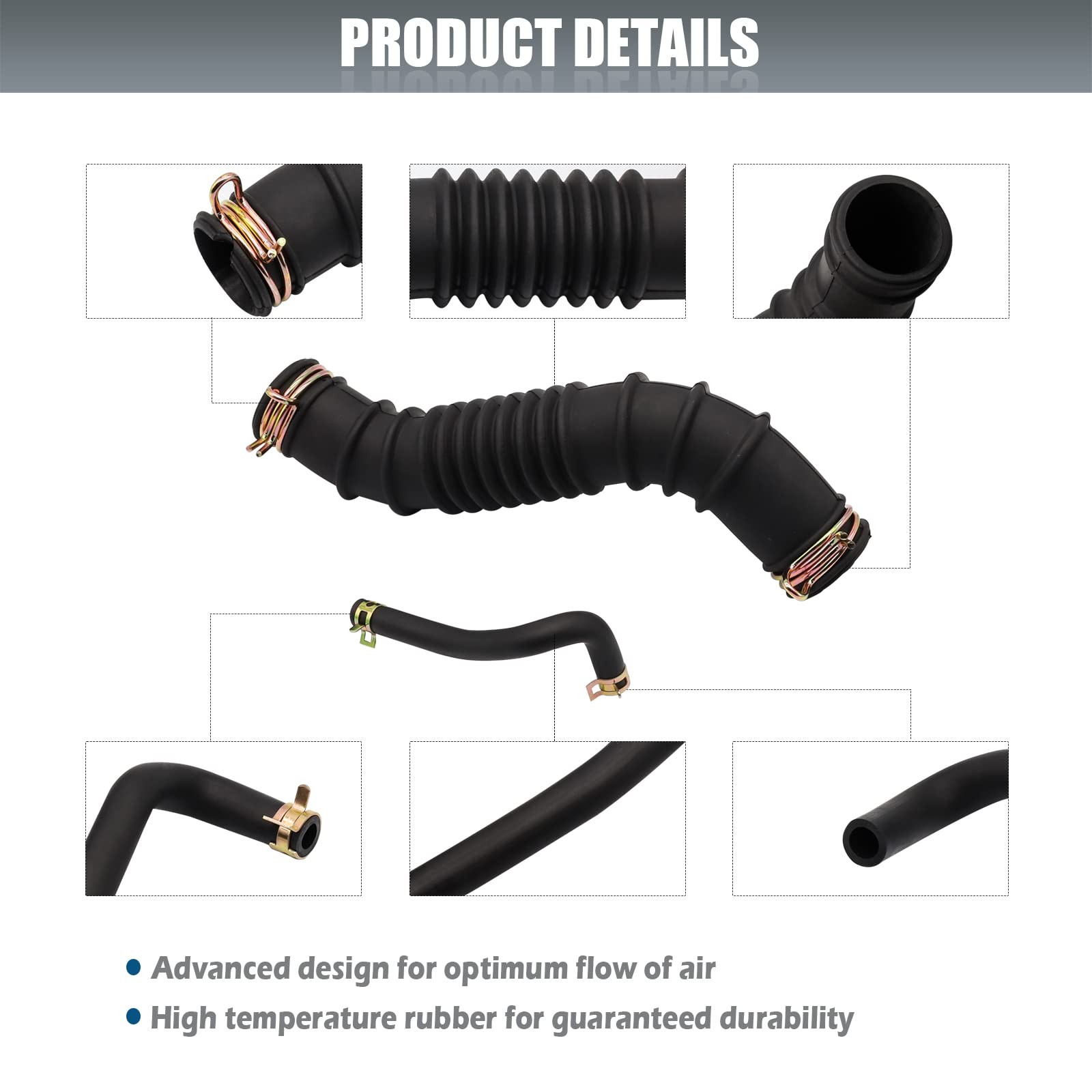 CartClan Club Car DS Gas Air Intake Hose and Crankcase Vent regular, 1998