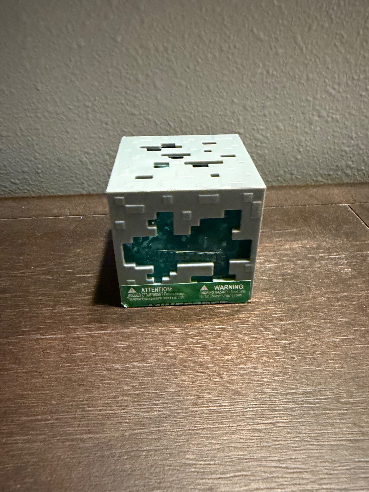 BRAND NEW Minecraft Jelly Cube Squishy Sensory Toy – Teal Color!