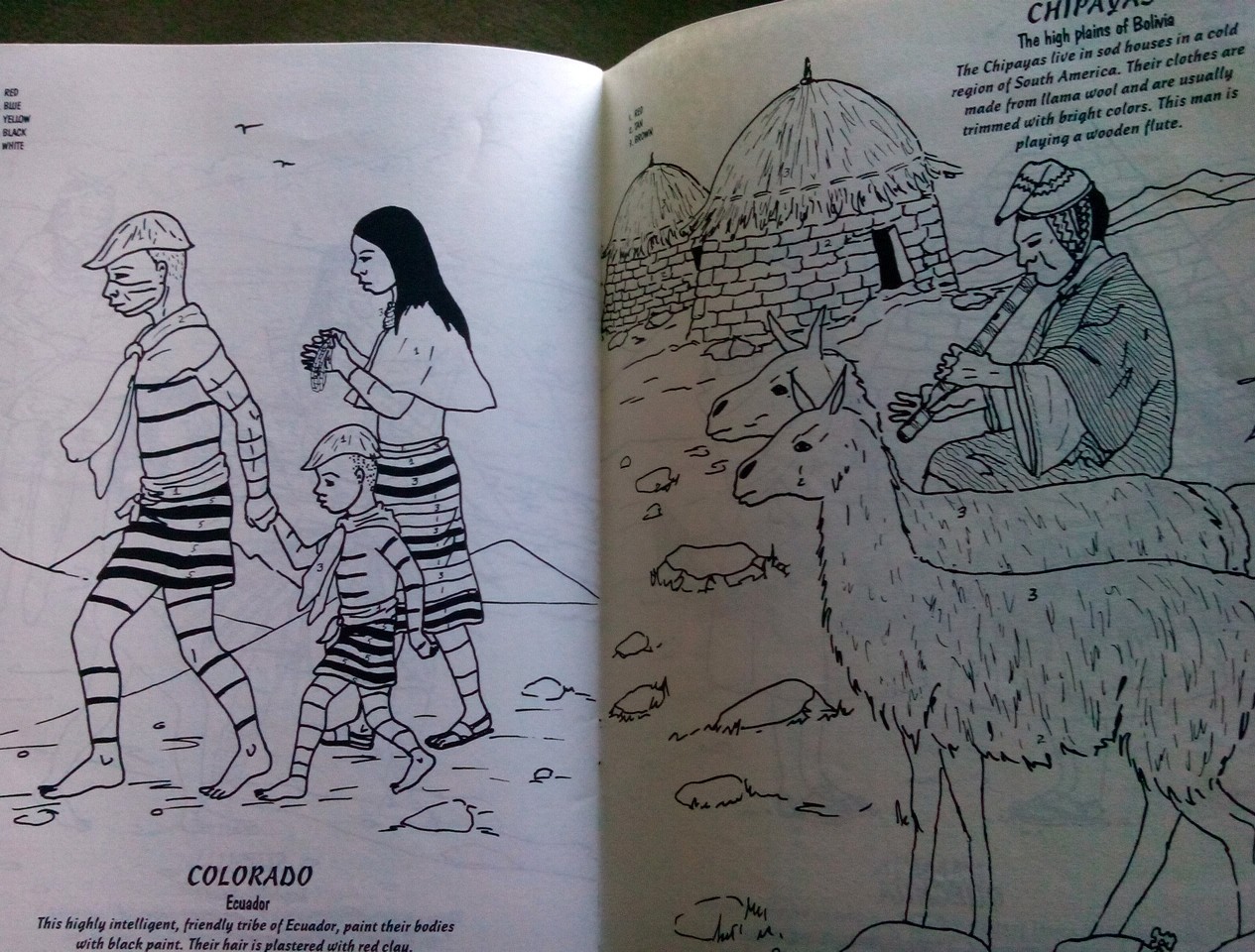 Vintage NEW/UNUSED 1987 Indians Of The Americas Educational Coloring Book