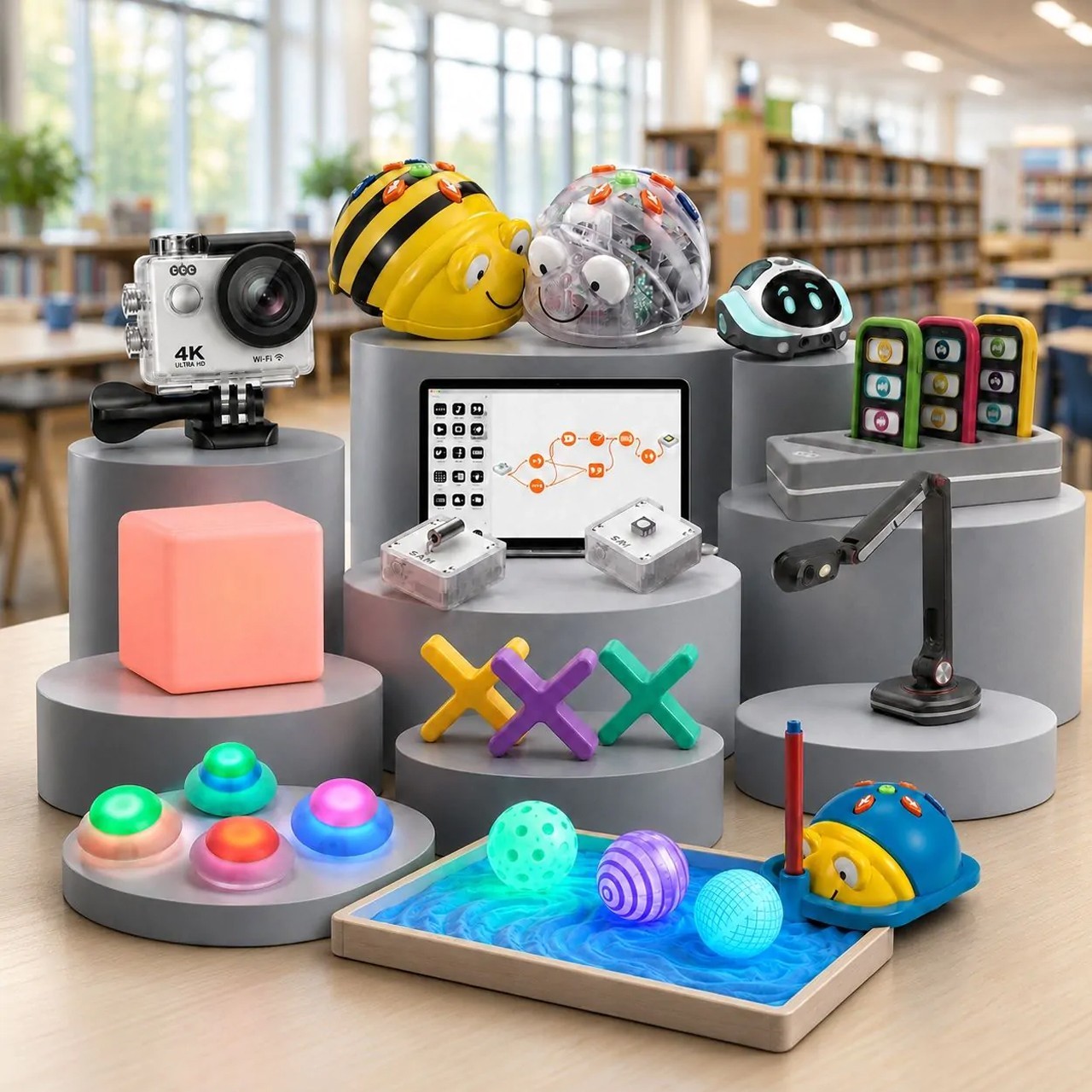 Mobile Library STEM Program Kit Makerspace Coding Robotics Digital Learning Lab