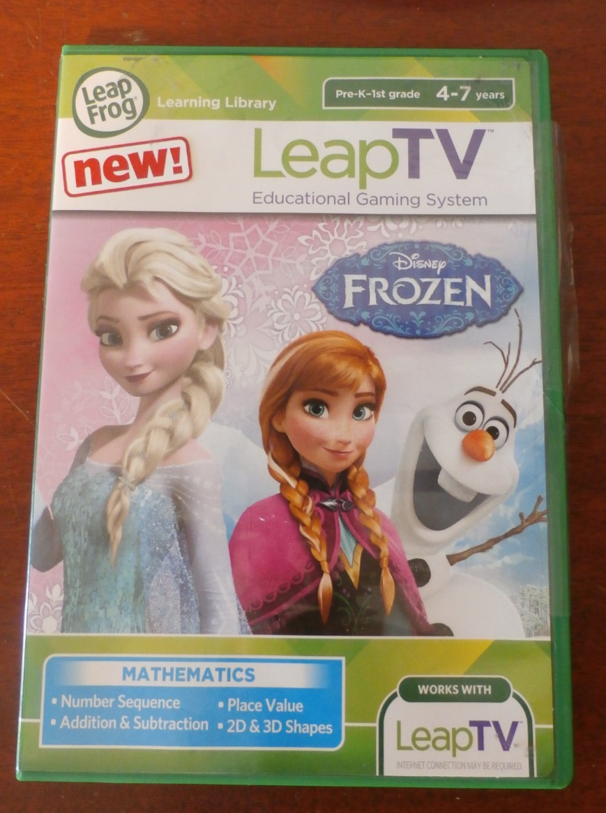 LeapFrog LeapTV Educational Video Gaming System Learning Console with 2 games