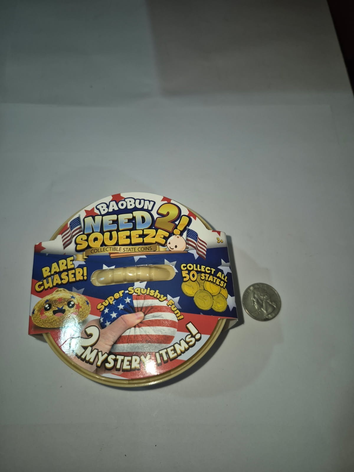 Original American Baobun Need 2 squeeze Dumpling Ultra Rare Coin Collectors TT14
