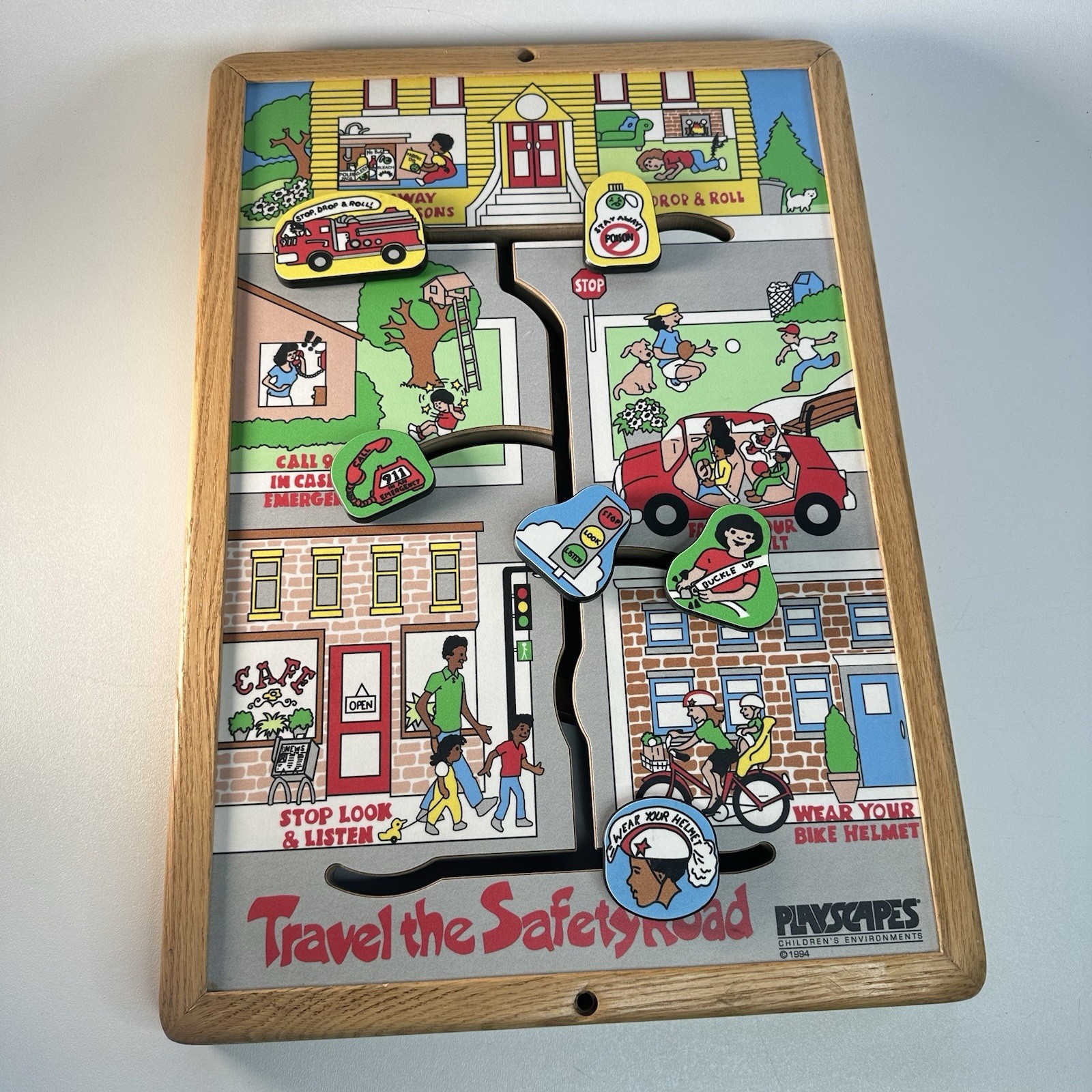 EUC Safety Road Wall Mounted Toy By Playscapes Children’s Environments