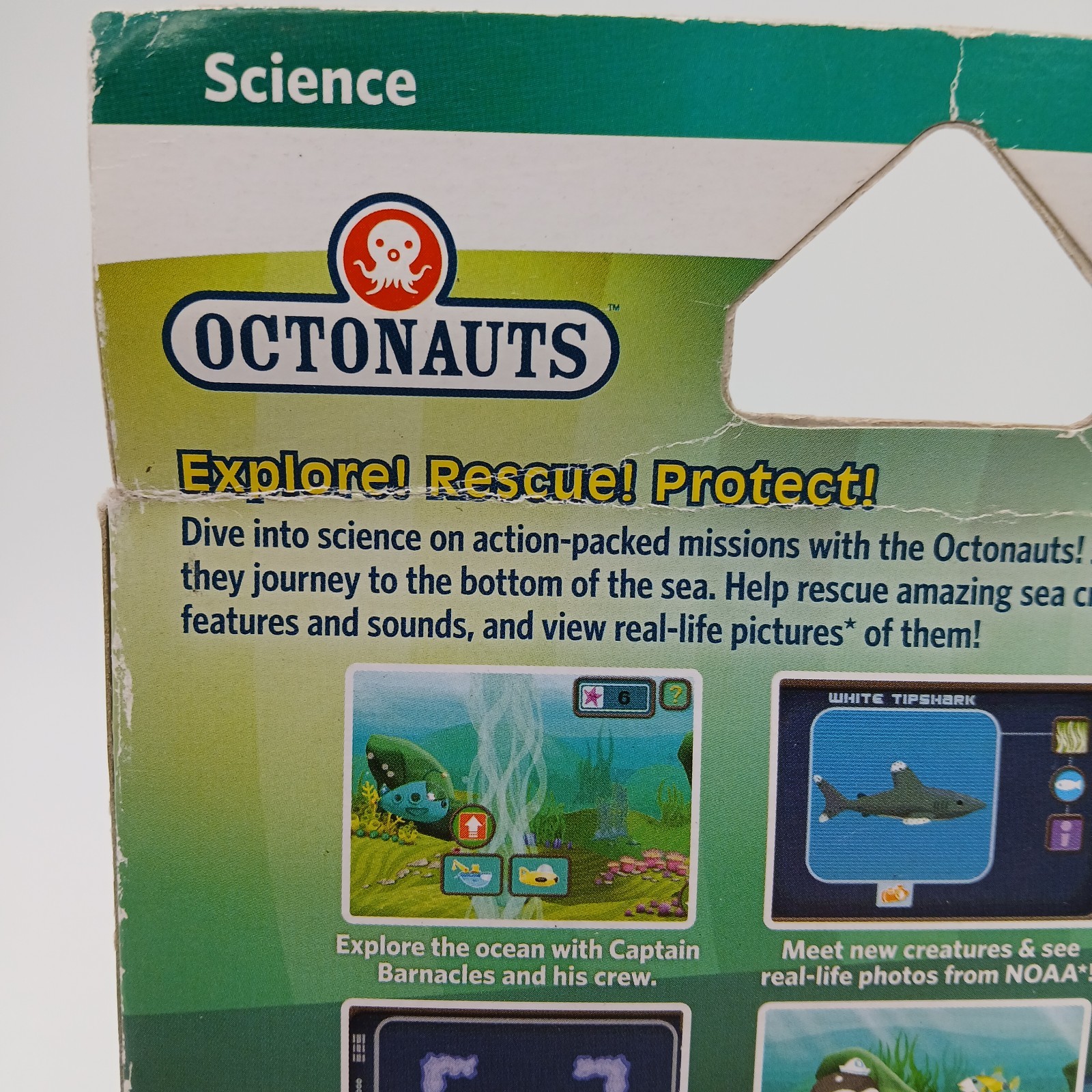 LeapFrog Disney Octonauts Science Learning Game LeapPad LeapsterGS New READ
