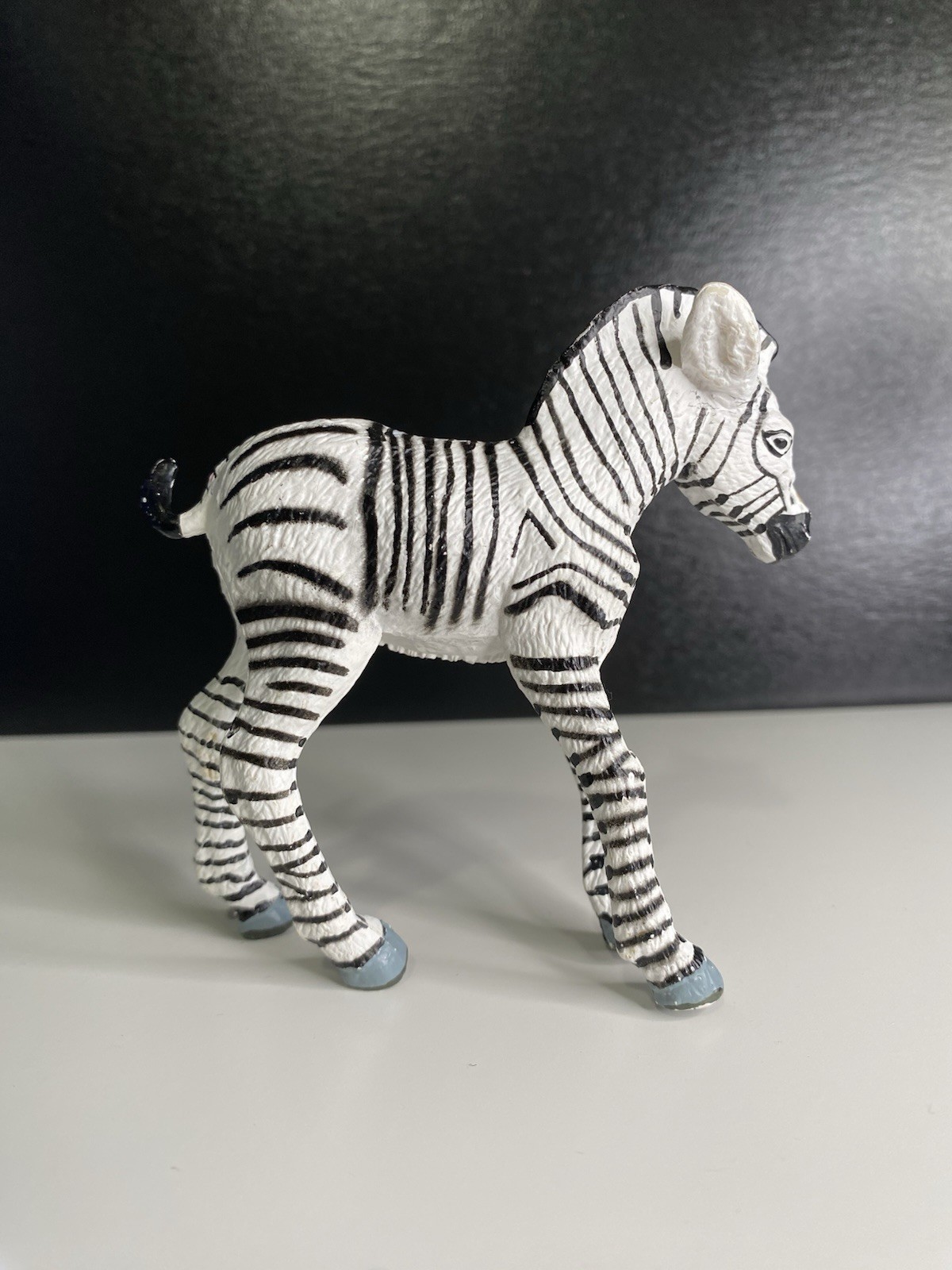 Safari Ltd. Vintage 1993 Zebra Figures Figurine Toy Realistic 7 Inch Animal Vtg