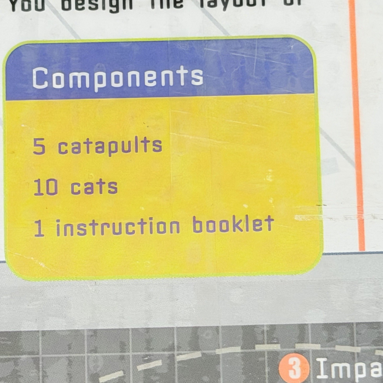 Cat-A-Pult Complete Game 2001 HandsOnToys Flying Cats Chain Reaction Toy