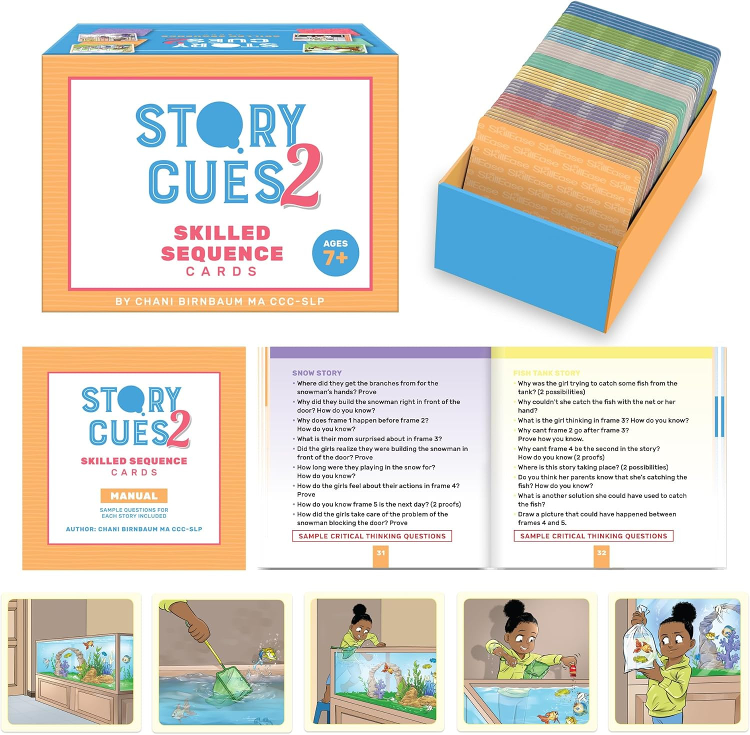 Story Cues Bundle: Sequencing Cards for Speech Therapy & Social Skills Games