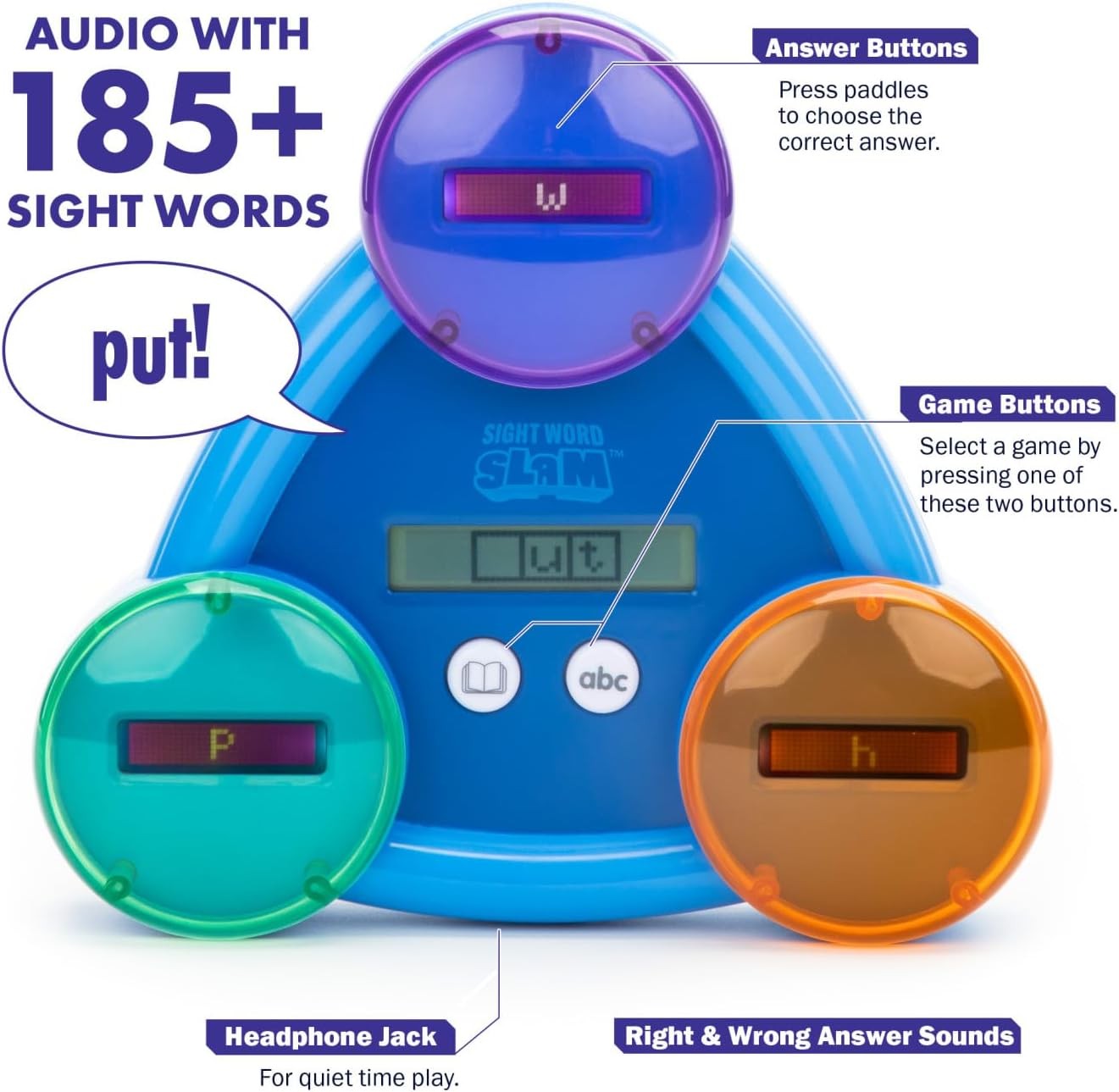 Sight Word Slam Educational Phonics Game Kids 5-7
