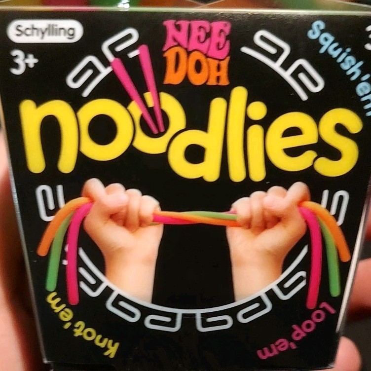 NeeDoh Noodlies Sensory Fidget Toy, RARE Nee Doh Stretchy Noodles AUTHENTIC USA