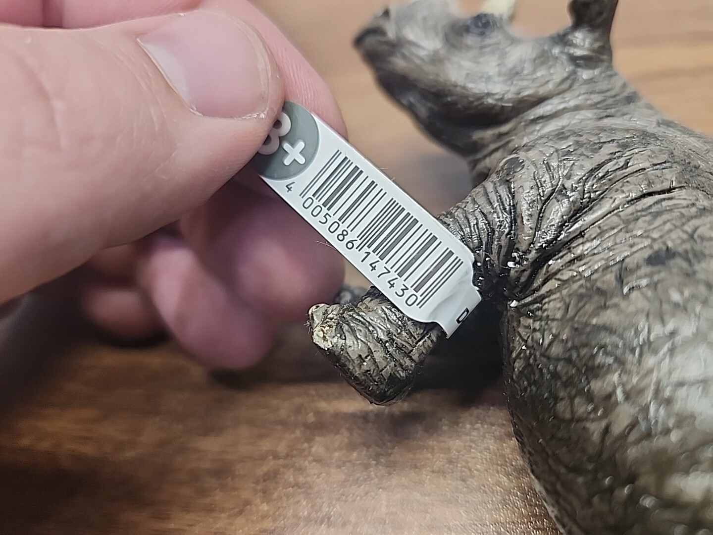 Schleich Rhinoceros Rhino 14743 Retired 2008 Animal Toy Figure ~ NWT ~ Rare