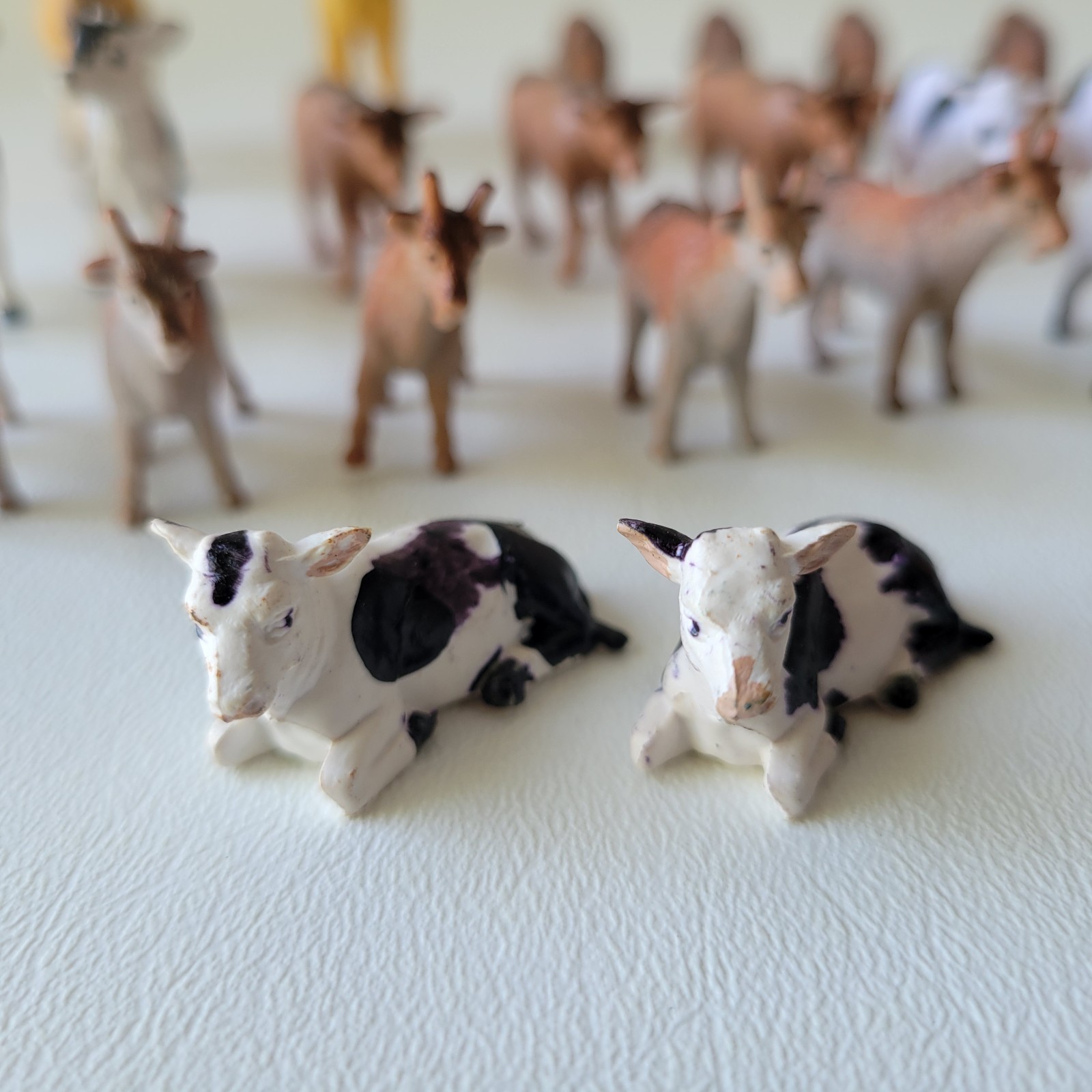 30pc Farm Animal Mini Figures: 7 Branded (Britains, Ertl, Jarman) + 23 Unbranded