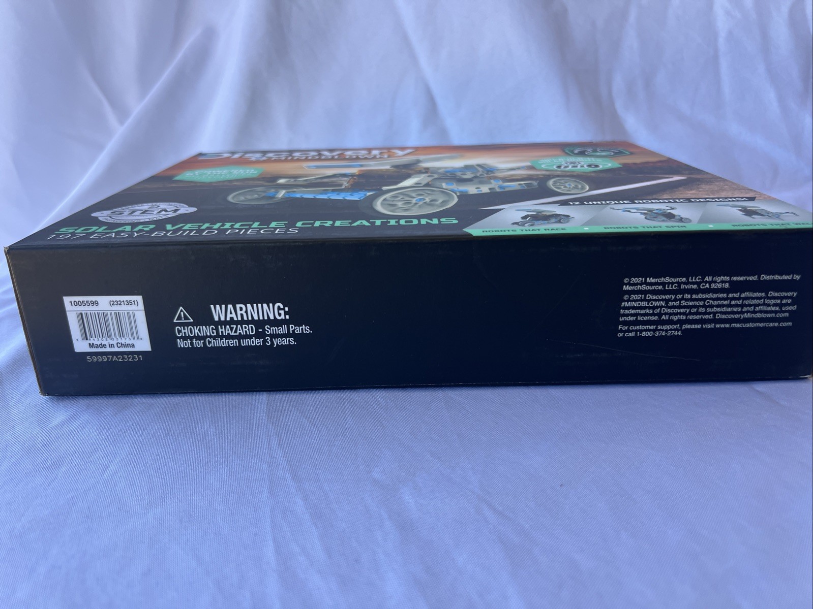 Discovery Mindblown Solar Vehicle Creations STEM Kit 197 Pieces Robots FREE SHIP