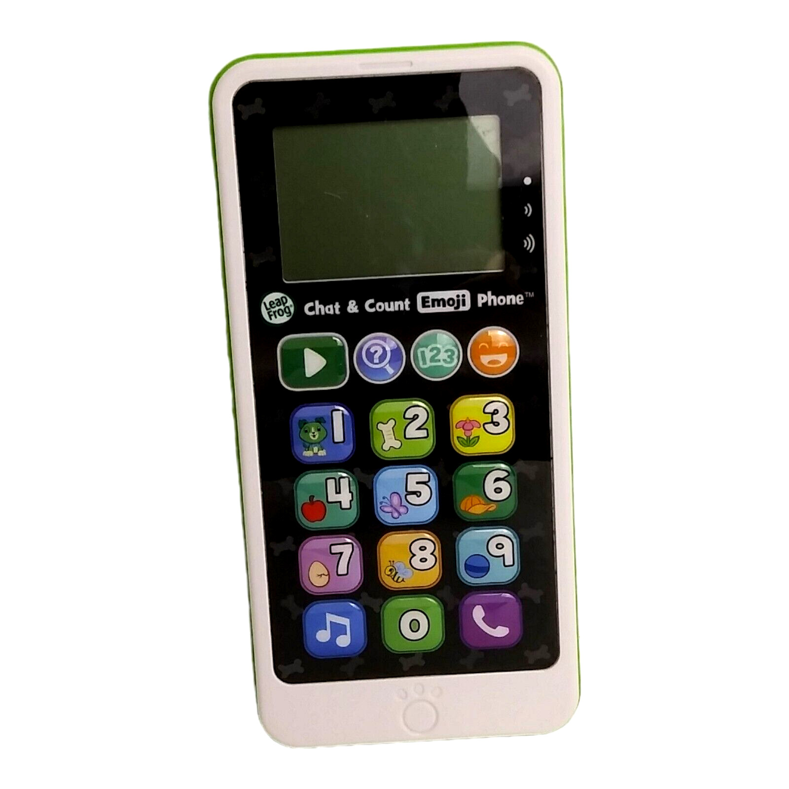 LeapFrog Smart Phone Chat and Count Emoji Scout Singing Music Counting Green