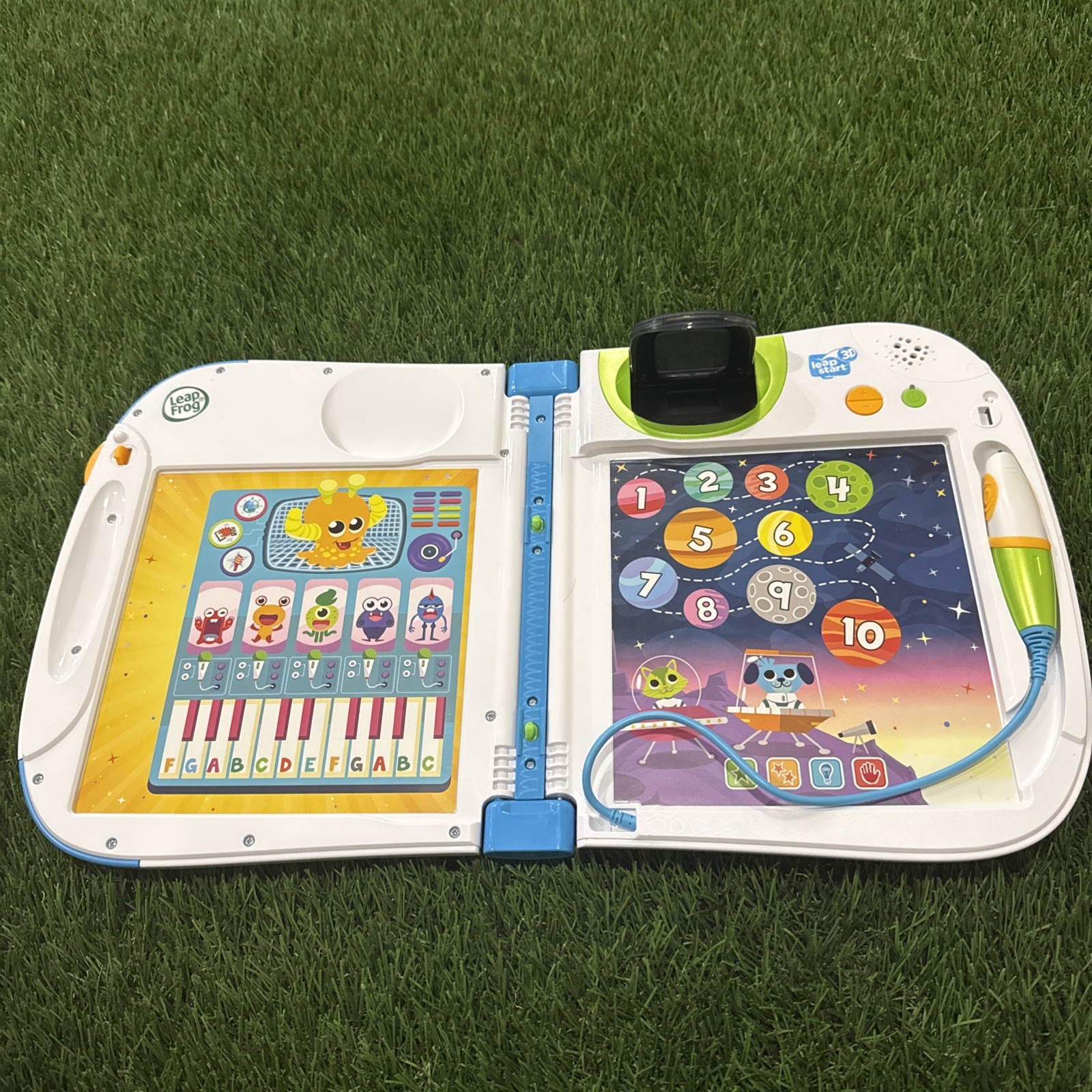 LeapFrog Leap Start 3D Green/Blue/White Learning System | Tested/Reset