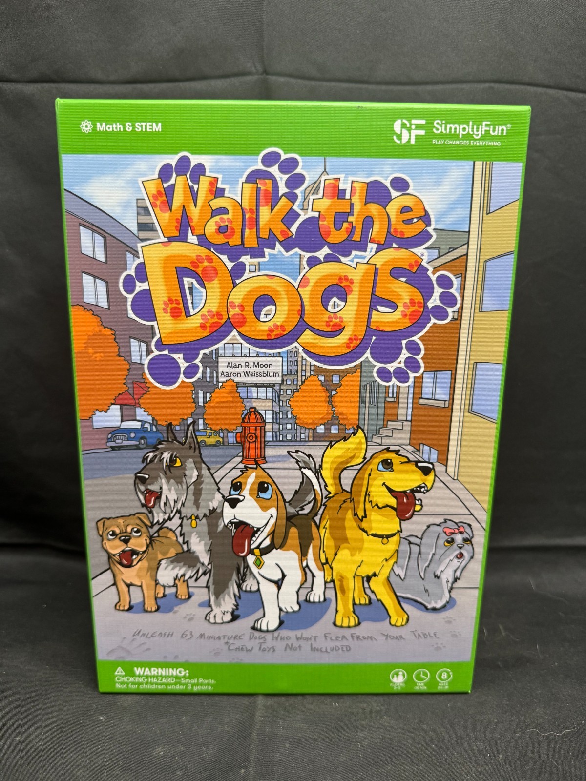 Walk the Dogs, a math and STEM board game by SimplyFun New Open Box