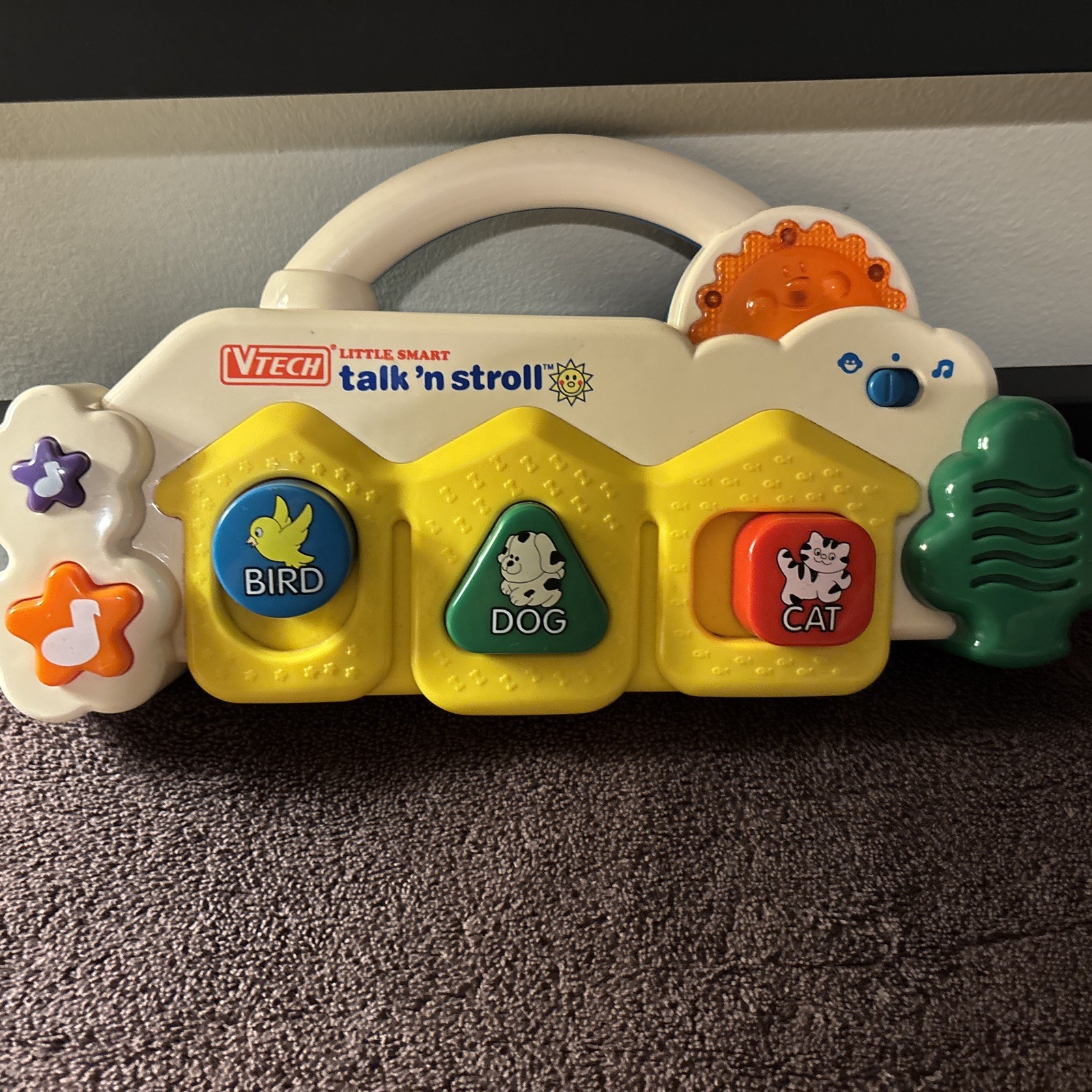 VTech Little Smart TALK N STROLL – Musical Unit Tested Works!