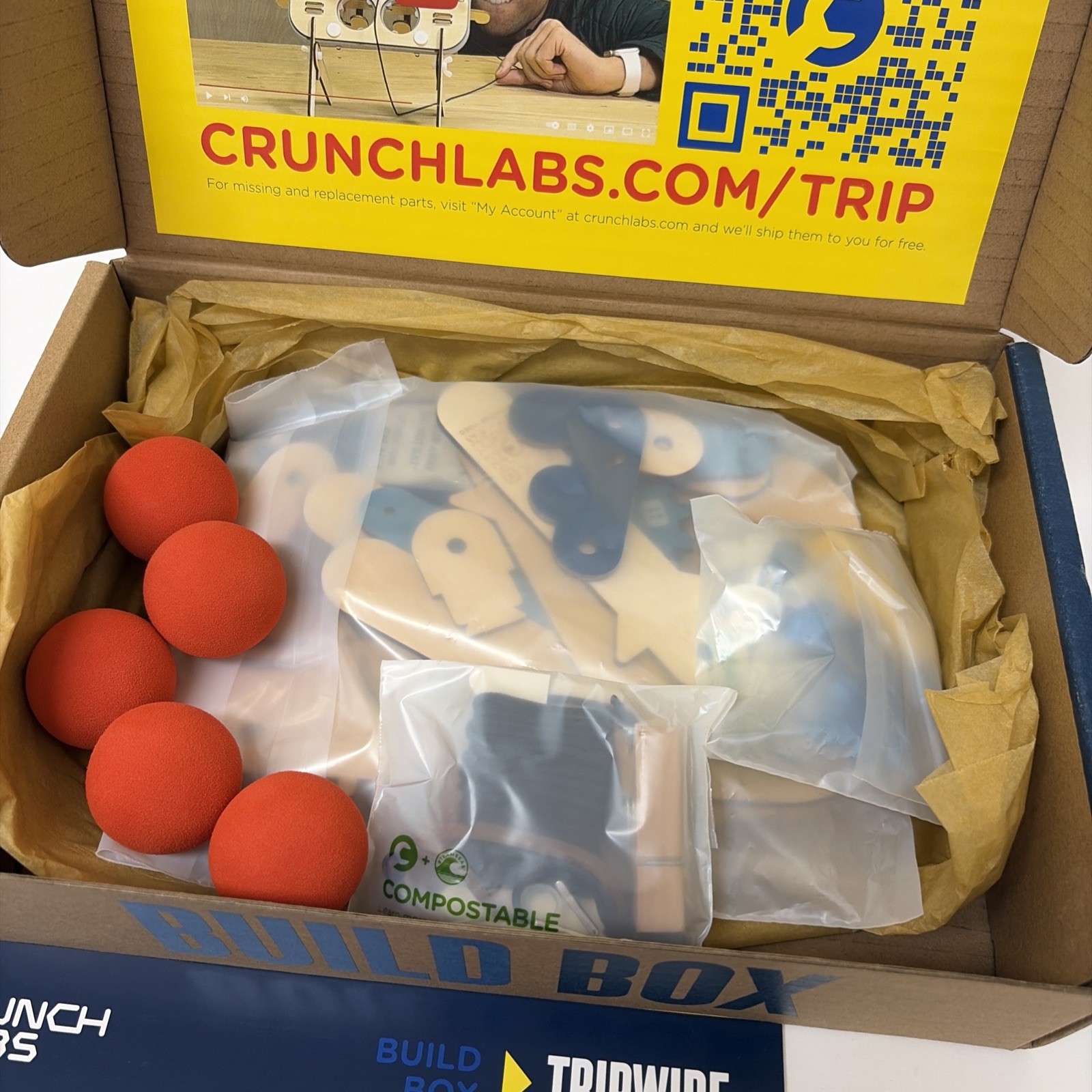 Crunch Labs Box by Mark Rober Tripwire New Open Box Build Engineer