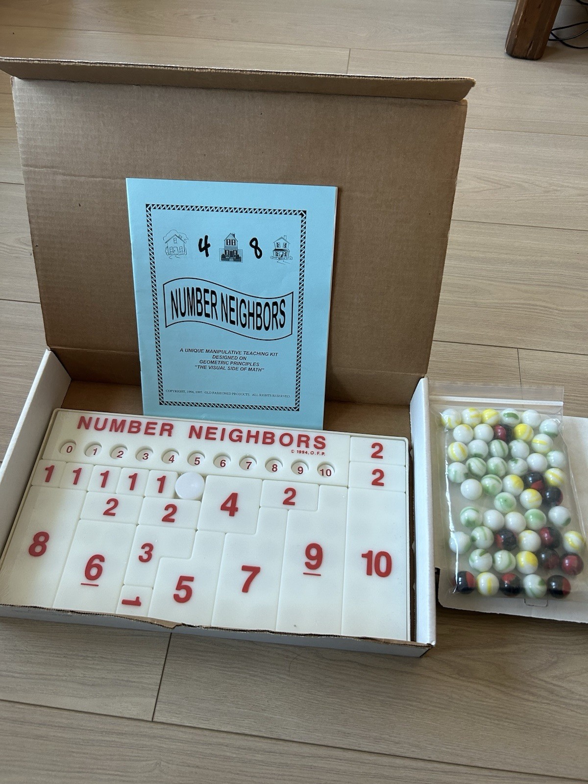 Old Fashioned Products Number Neighbors Mathematics Teaching Kit 1994 Vintage