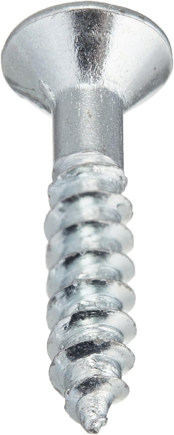 40814 Flat Head Phillips Wood Screw 6 X 3/4 100-Pack, 1.25 inches, No Color
