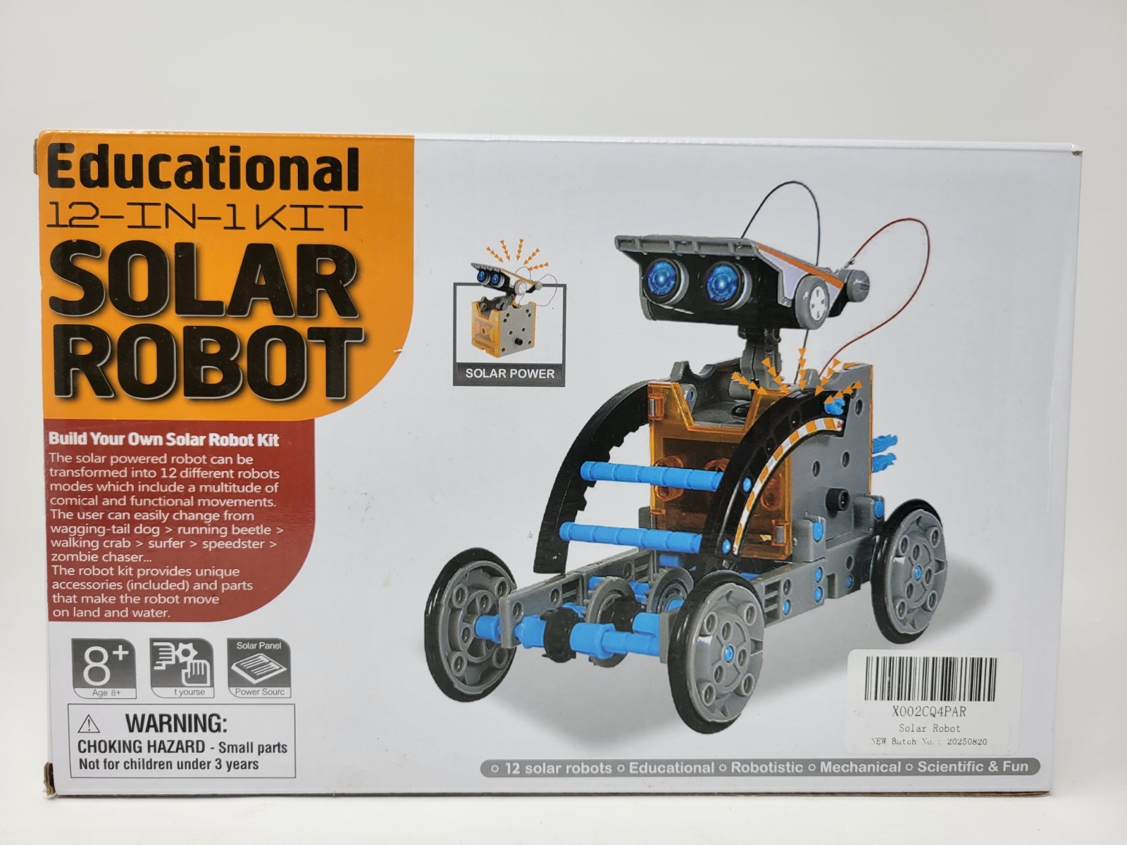 Educational 12-in 1 Kit – Lucky Doug Solar Robot STEM Learning Toys