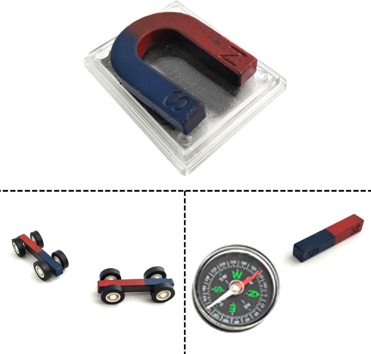 EUDAX Labs Junior Science Magnet Set for STEM Education Science Experiment Tools