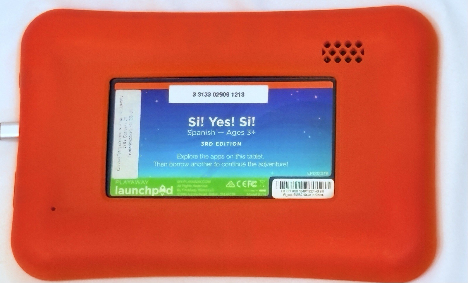 Lot- 12 Playaway Launchpad Kids Tablets w/ 1 Charger Adapter (Ages 3+)