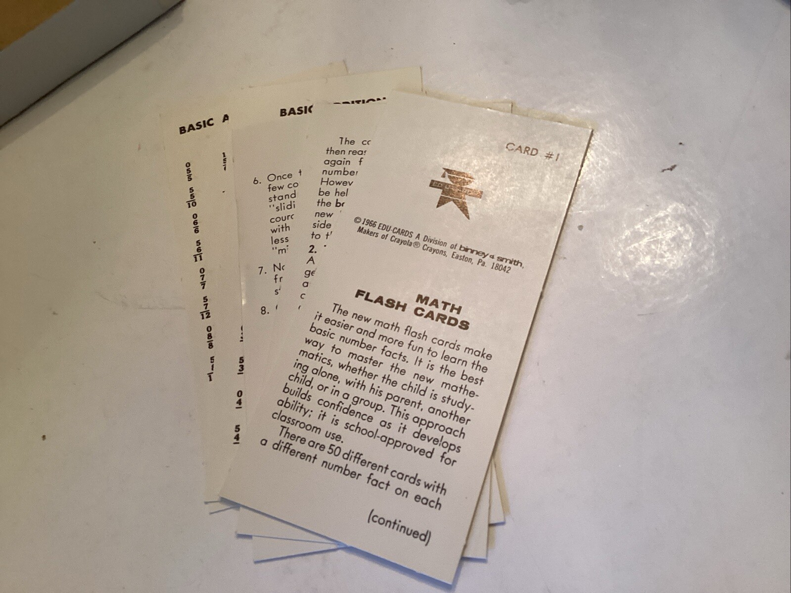 Ed-U-Cards 261 Math Addition Flash Cards
