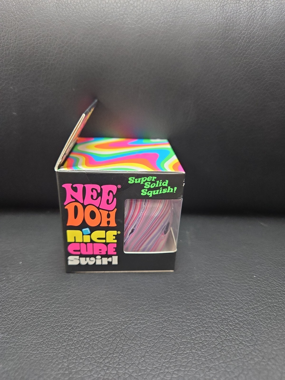 NeeDoh Nice Cube Swirl Pink And Purple Tik Tok Viral
