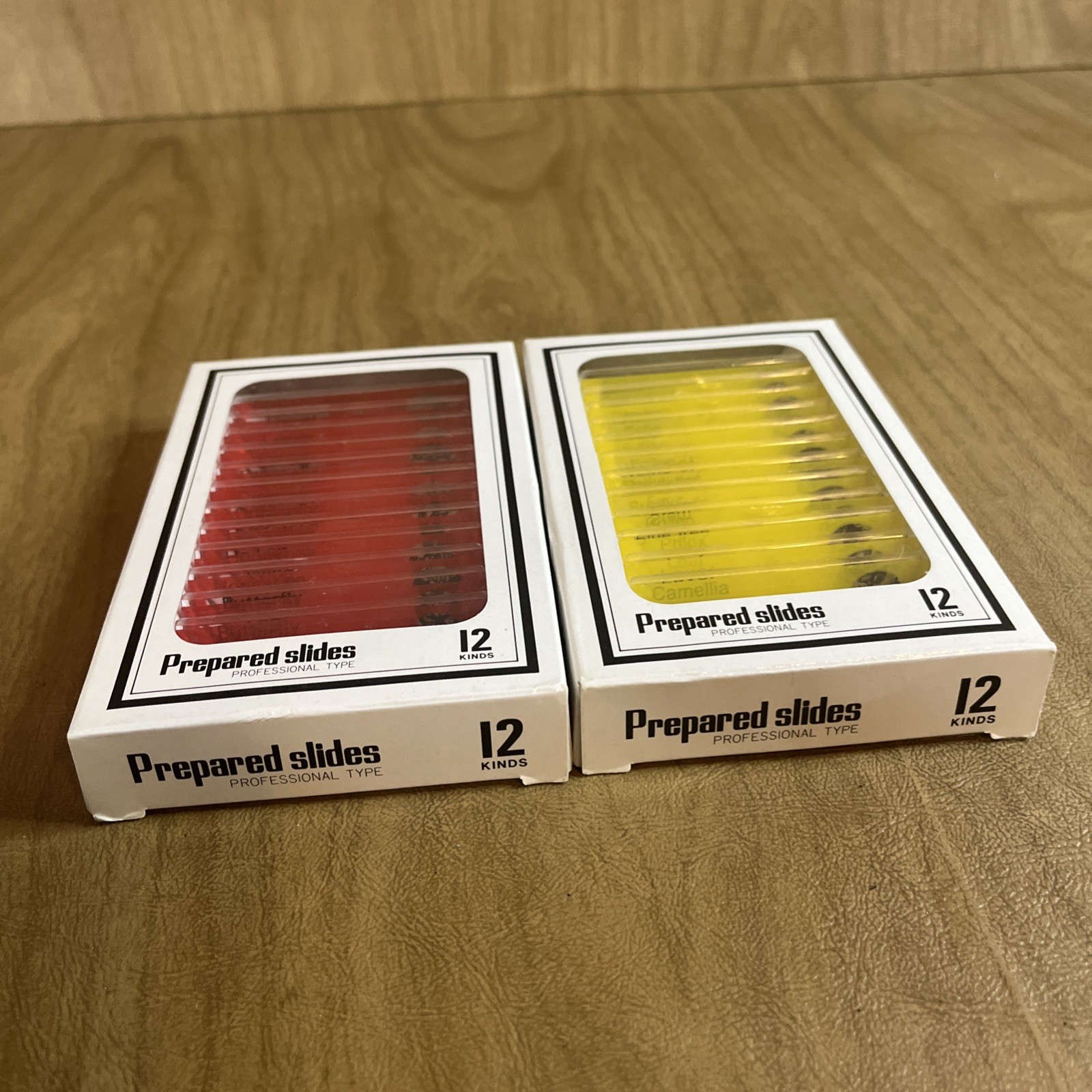 Prepared Microscope Slides 24 Professional Type Insect & Plant Parts