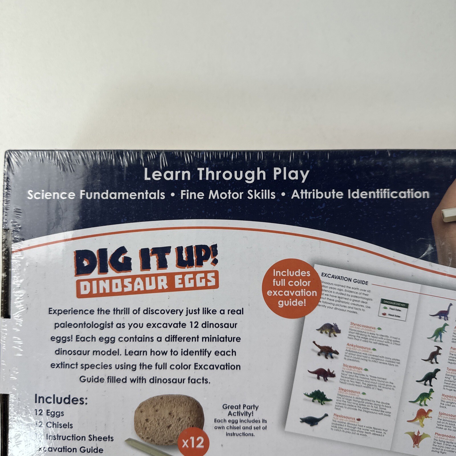 MindWare Dig It Up! Discoveries Science and Nature 12 Eggs Different Dinosaurs