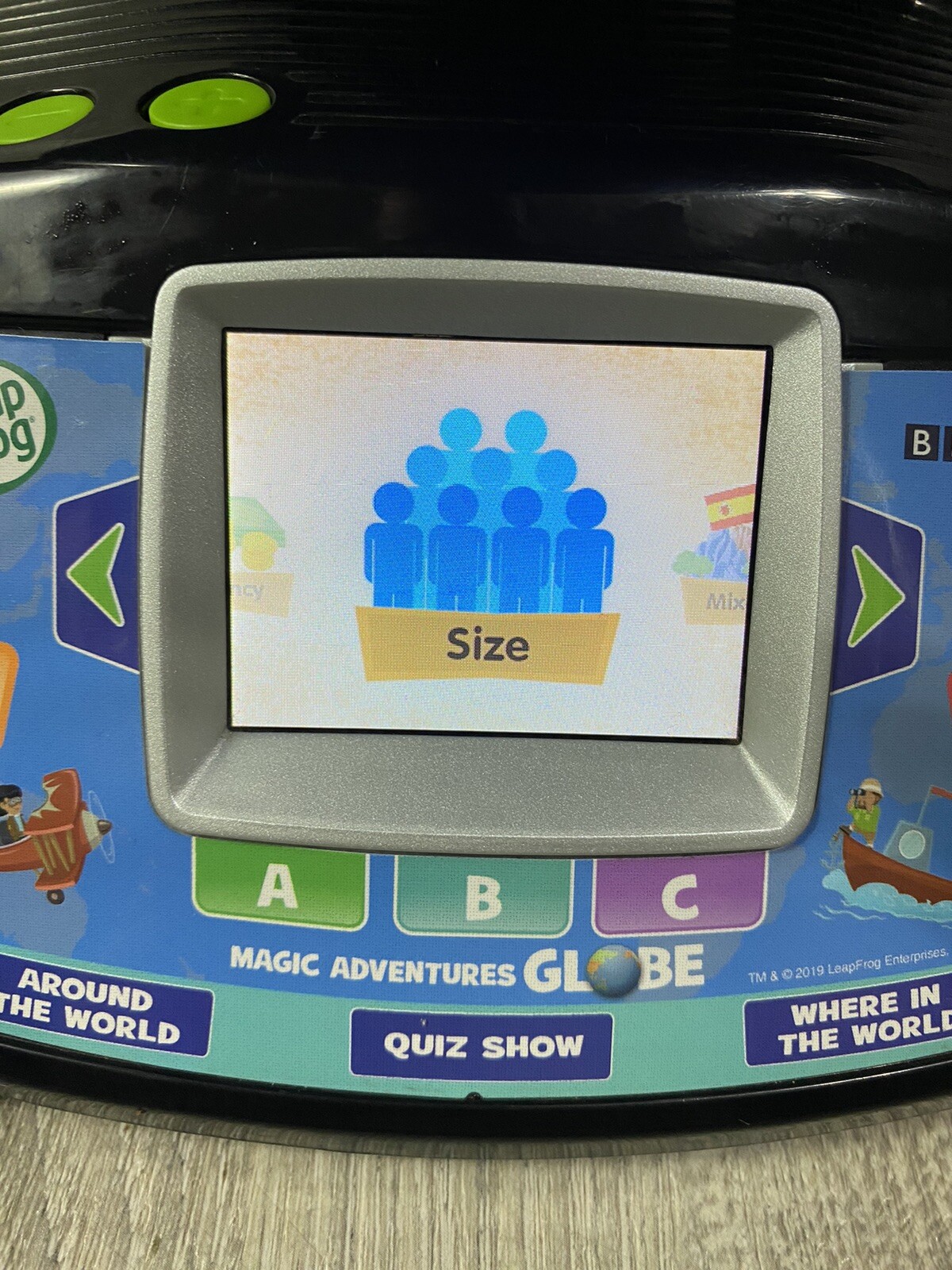 LeapFrog Magic Adventures Globe 2.8″ Video Screen BBC Videos Interactive Games