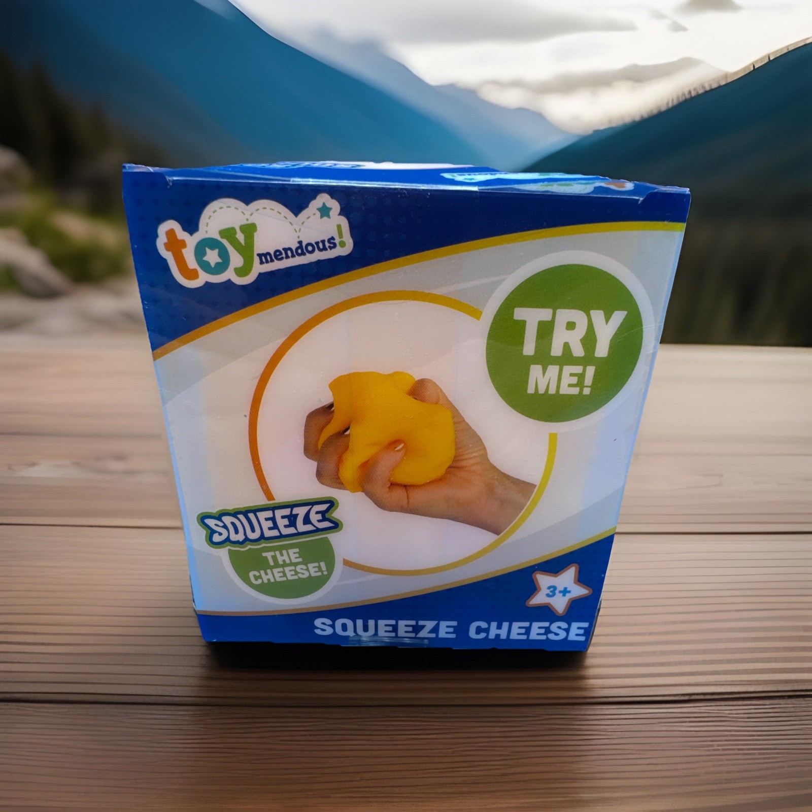 🧀 Squeeze Cheese Large Squishy Toy Toymendous – New in Box US Seller Fast Ship