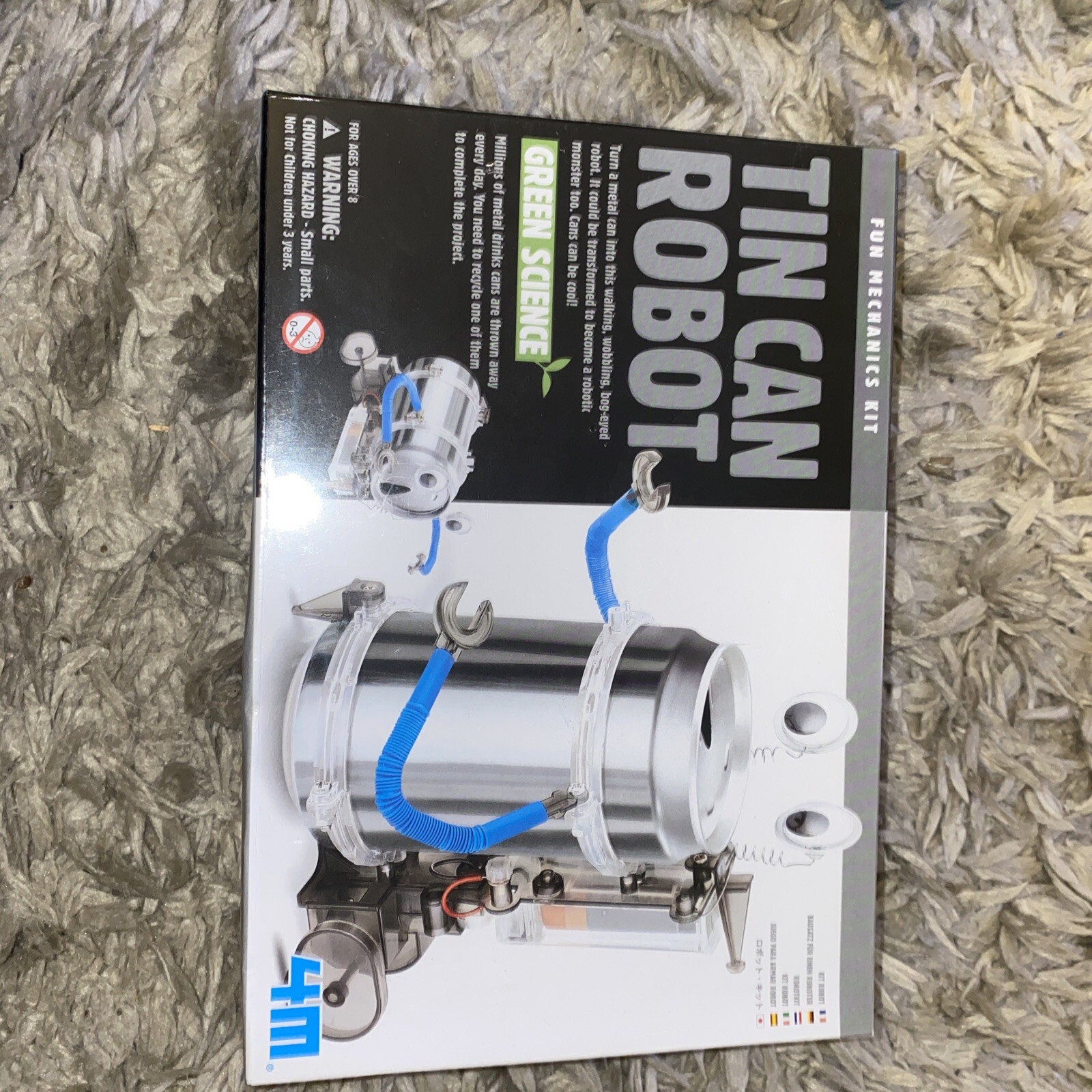 GREEN SCIENCE Tin Can Robot Youth Robotics Kit 4M – NEW!