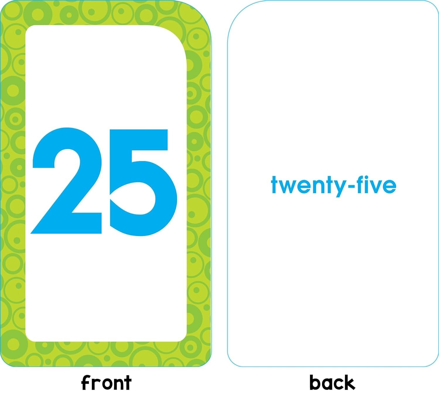 School Zone Numbers Flash Cards: Toddler, Preschool, Kindergarten, Learn Math, A